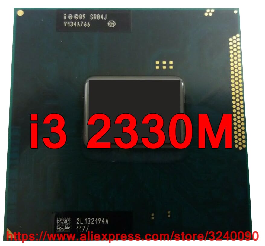 سرور-AE - پردازنده اورجینال اینتل کور i3 2330M SR04J CPU (حافظه پنهان 3 مگابایت/2.20 گیگاهرتز/دو هسته‌ای) پردازنده لپ‌تاپ i3-2330M