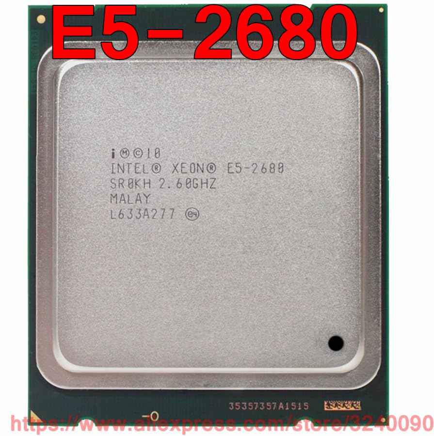 سرور-AE - پردازنده ایکسیون CPU E5-2680 SR0KH 2.7 گیگاهرتز 8 هسته ای 20M LGA2011 - پردازنده E5 2680 ارسال سریع
