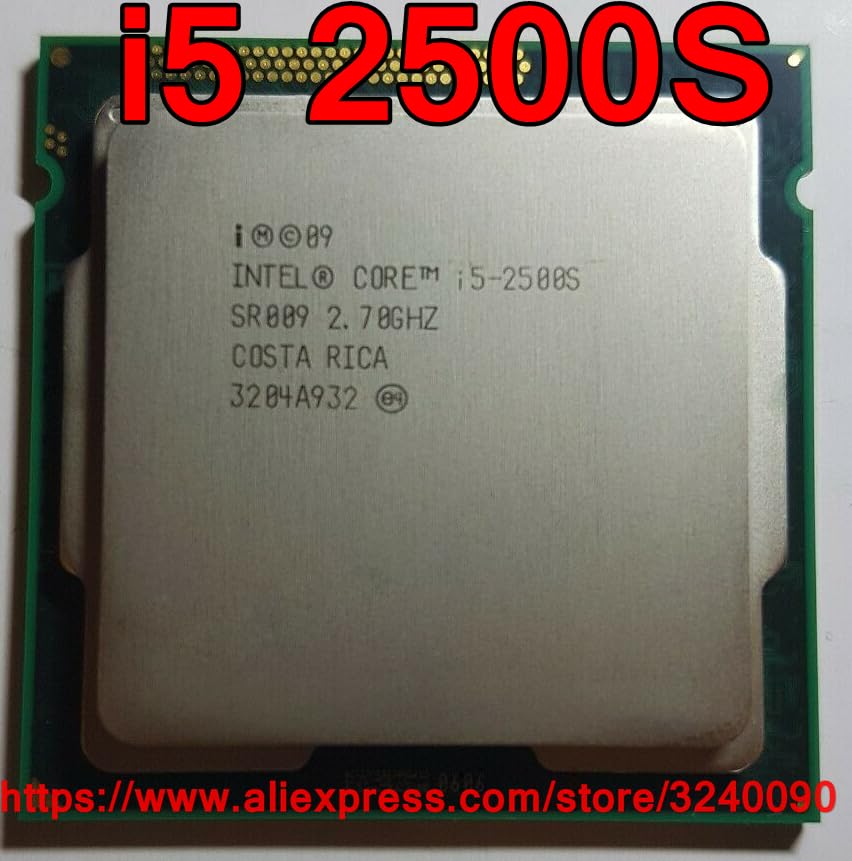 سرور-AE - پردازنده اصلی CPU Core i5 2500s SR009 با فرکانس 2.70 گیگاهرتز، 6 مگابایت حافظه کش، چهار هسته ای i5-2500s، سوکت 1155، ارسال سریع