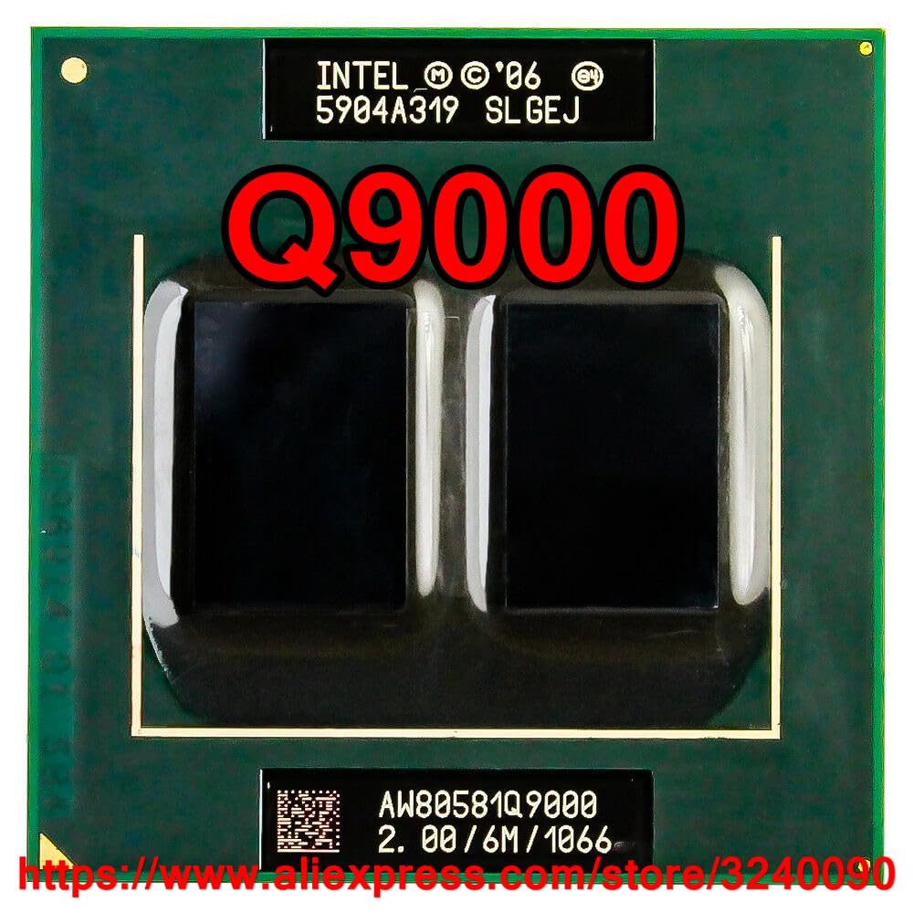 سرور-AE - پردازنده اصلی اینتل کور CPU Q9000 2.00GHz 6M Q 9000 چهار هسته ای SLGEJ پردازنده موبایل لپتاپ