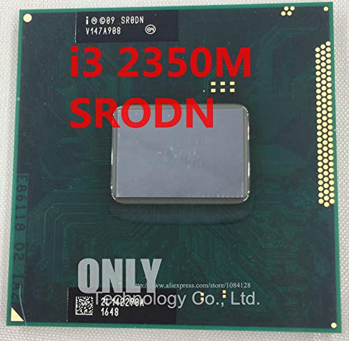 پردازنده اصلی Core i3-2350M (حافظه، 2.3 گیگاهرتز، i3 2350M، SR0DN) PGA988 با مصرف توان 35 وات، پردازنده لپتاپ قابل نصب بر روی HM65 HM67 QM67.