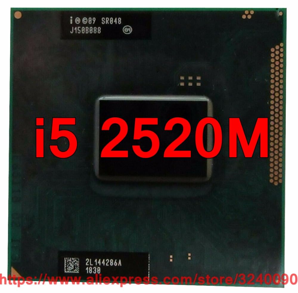 مترجم: سرور-AE - پردازنده اصلی Intel Core i5 2520M SR048 CPU (3M حافظه نهان/2.50 گیگاهرتز/دو هسته‌ای) پردازنده لپ تاپ i5-2520M