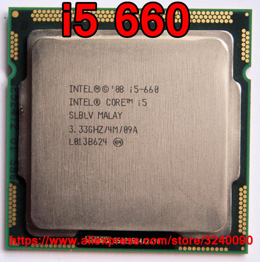سرور-AE - هسته اصلی اورجینال Core i5 660 دو هسته‌ای 3.33 گیگاهرتز LGA1156 با حافظه ذخیره 4 مگابایت و توان مصرفی 73 وات CPU دسکتاپ i5-660 ارسال سریع
