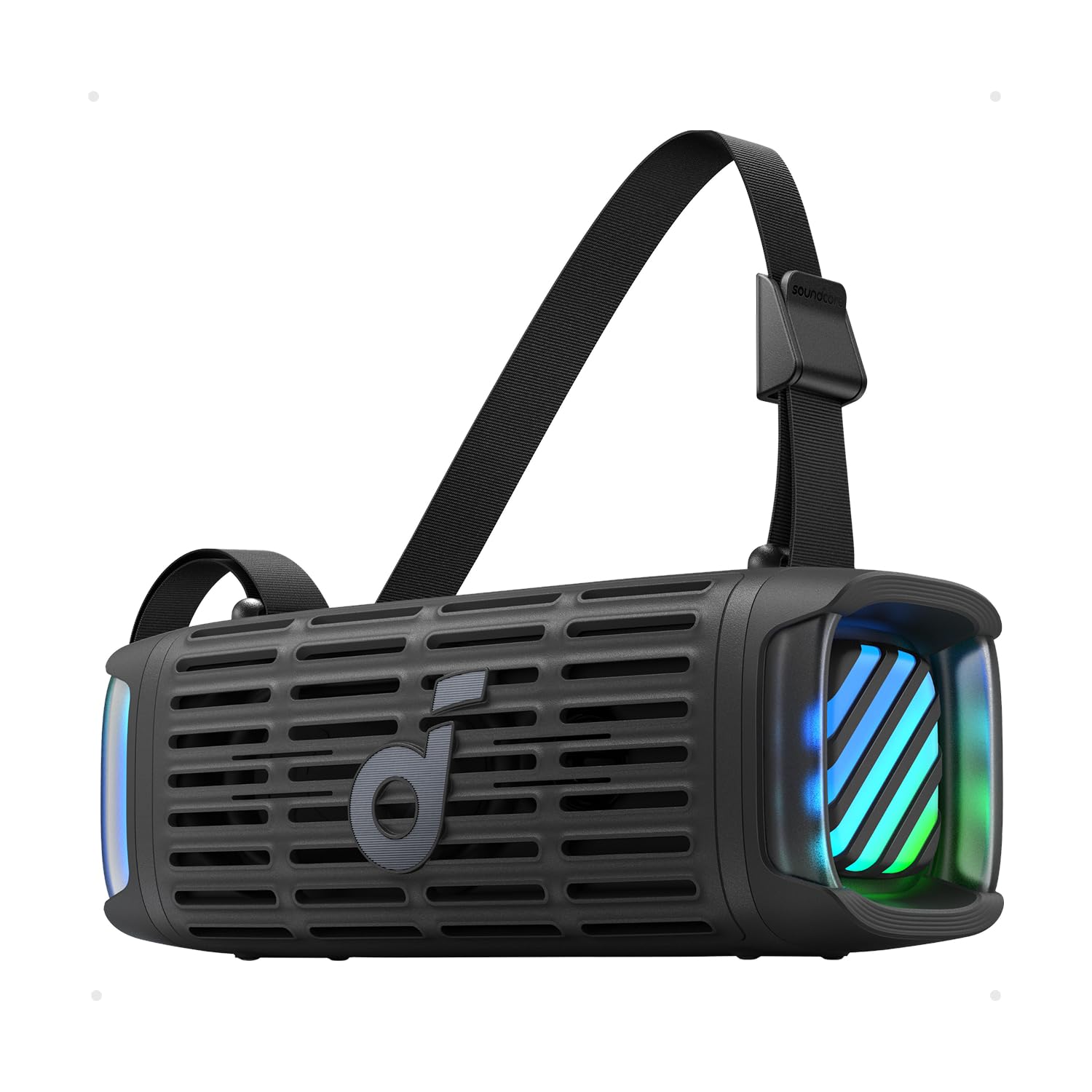 اسپیکر بیرونی مقاوم Soundcore Boom 3i تولید شده توسط Anker، با قابلیت پخش موزیک در آب، مقاوم در برابر آب IP68، پخش موزیک بر روی آب، مقاوم در برابر آب شور، دارای توان خروجی 50 وات، اسپیکر قابل حمل، بلوتوث 5.3، زمان پخش موسیقی تا 16 ساعت، دو اسپیکر قابل اتصال به یکدیگر (TWS)، مناسب برای قایقرانی / ماهیگیری / کمپینگ، رنگ مشکی