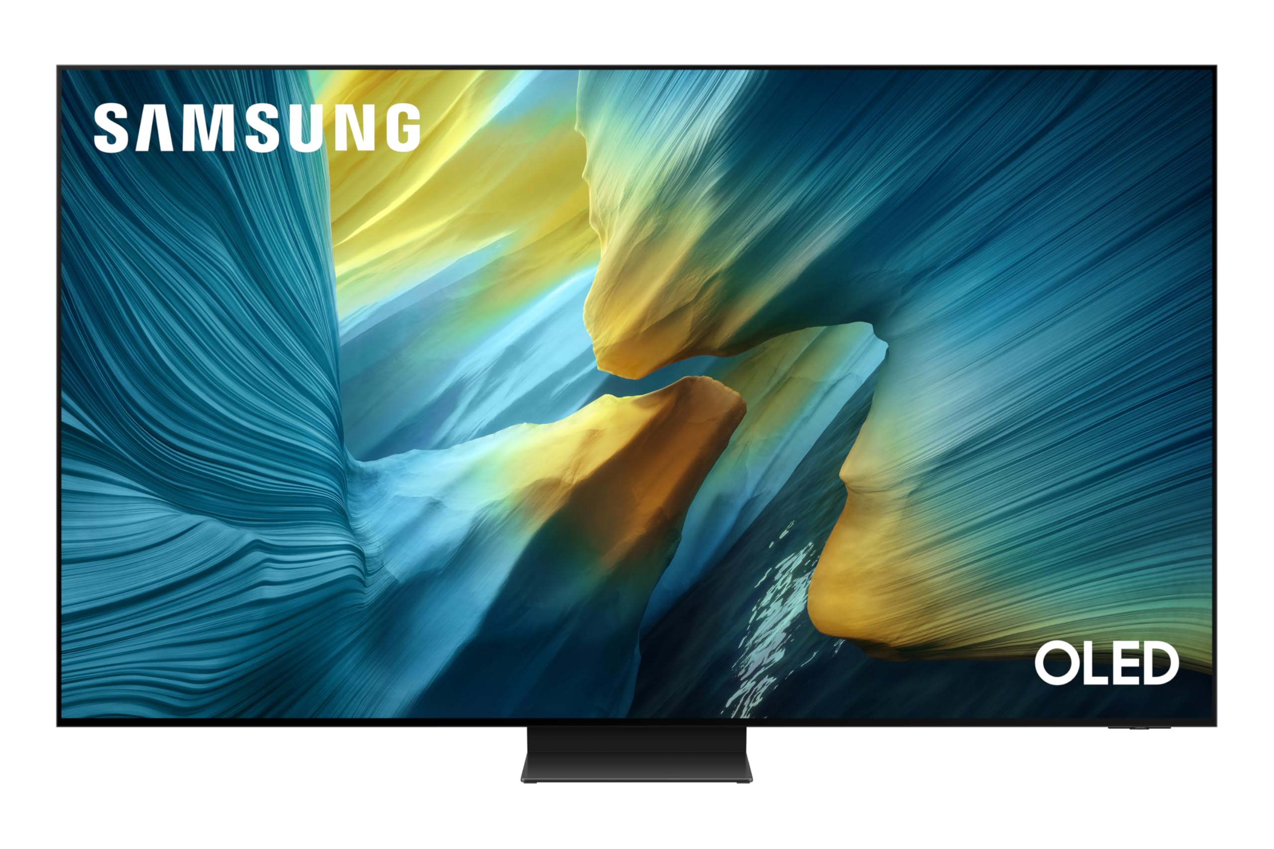 تلویزیون سامسونگ 83 اینچ OLED، S95F، 4K، پردازنده NQ4 AI Gen3، ضد تابش، OLED HDR Pro، شتاب‌دهنده حرکت 165Hz، تلویزیون هوشمند سامسونگ Vision AI، QA83S95FAEXZN (نسخه 2025 - امارات متحده)