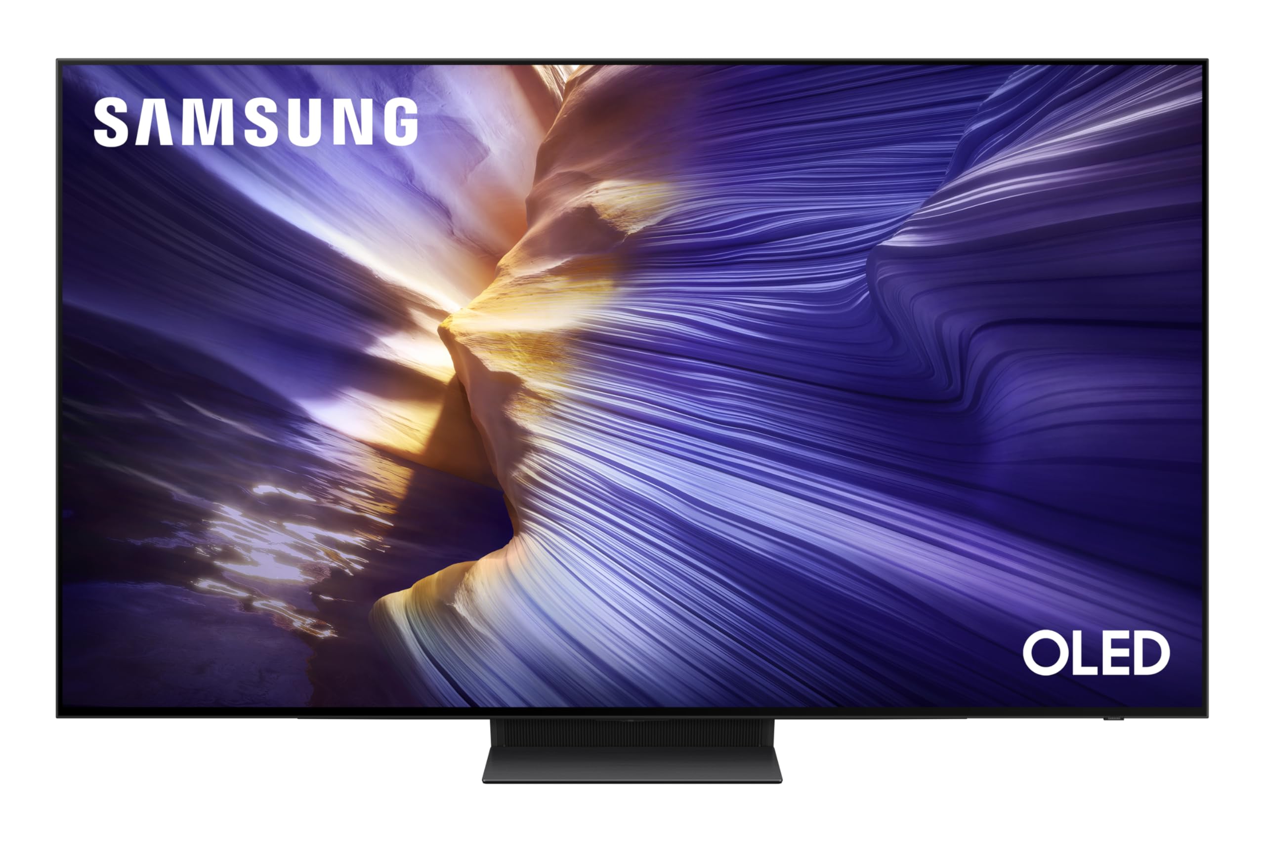تلویزیون سامسونگ 65 اینچ OLED، مدل S90F، 4K، پردازنده NQ4 AI نسل 3، ارتقاء به 4K AI Pro، HDR+ OLED، Motion Xcelerator 144Hz، تلویزیون هوشمند Samsung Vision AI، مدل QA65S90FAEXZN (2025 - نسخه امارات متحده)