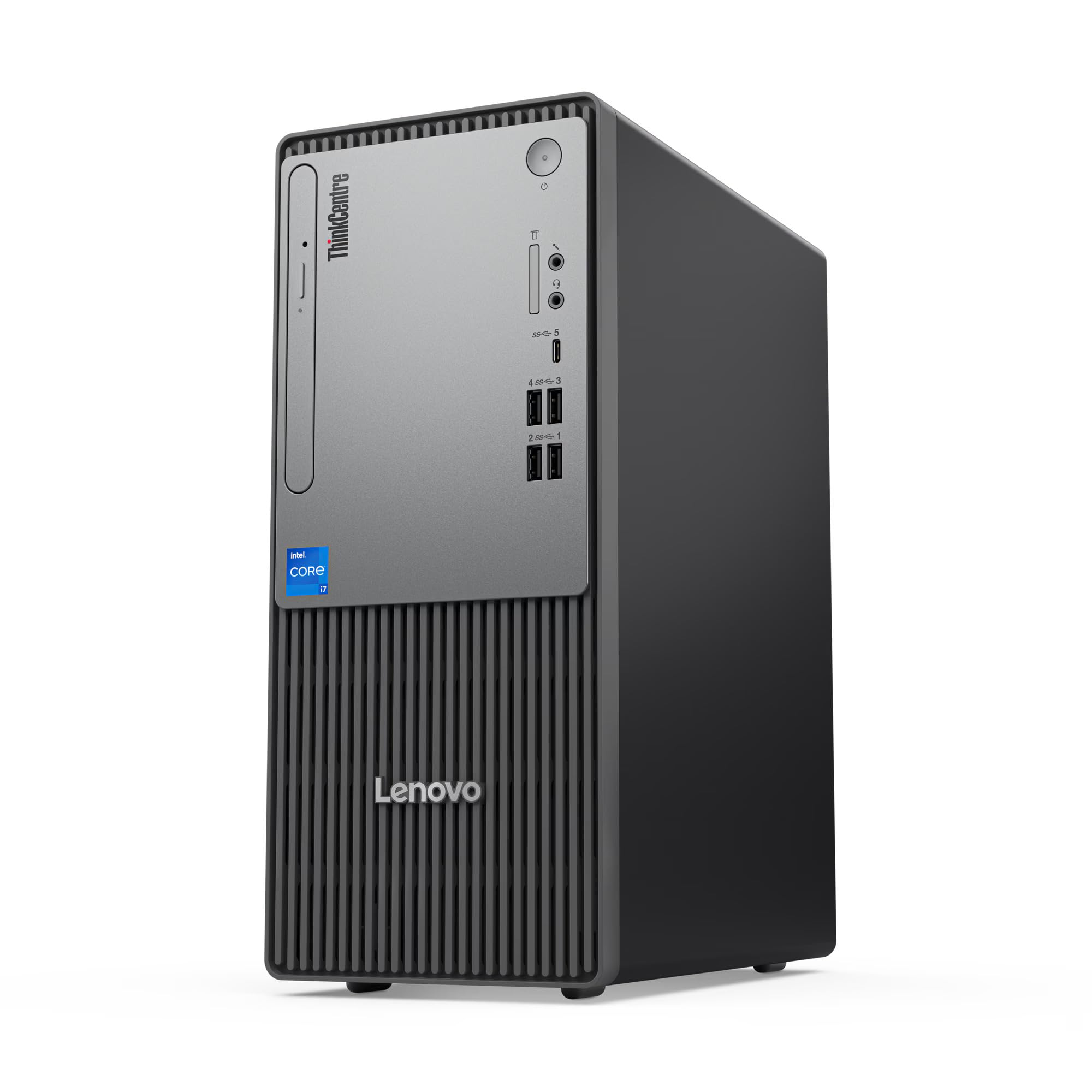 ThinkCentre Neo 50t Gen 5، پردازنده Intel® Core™ i7-14700، 16GB DDR5-4800، 1TB SSD، گرافیک یکپارچه Intel UHD 730، ویندوز 11 Pro، شامل صفحه کلید و موس (گارانتی 1 ساله)