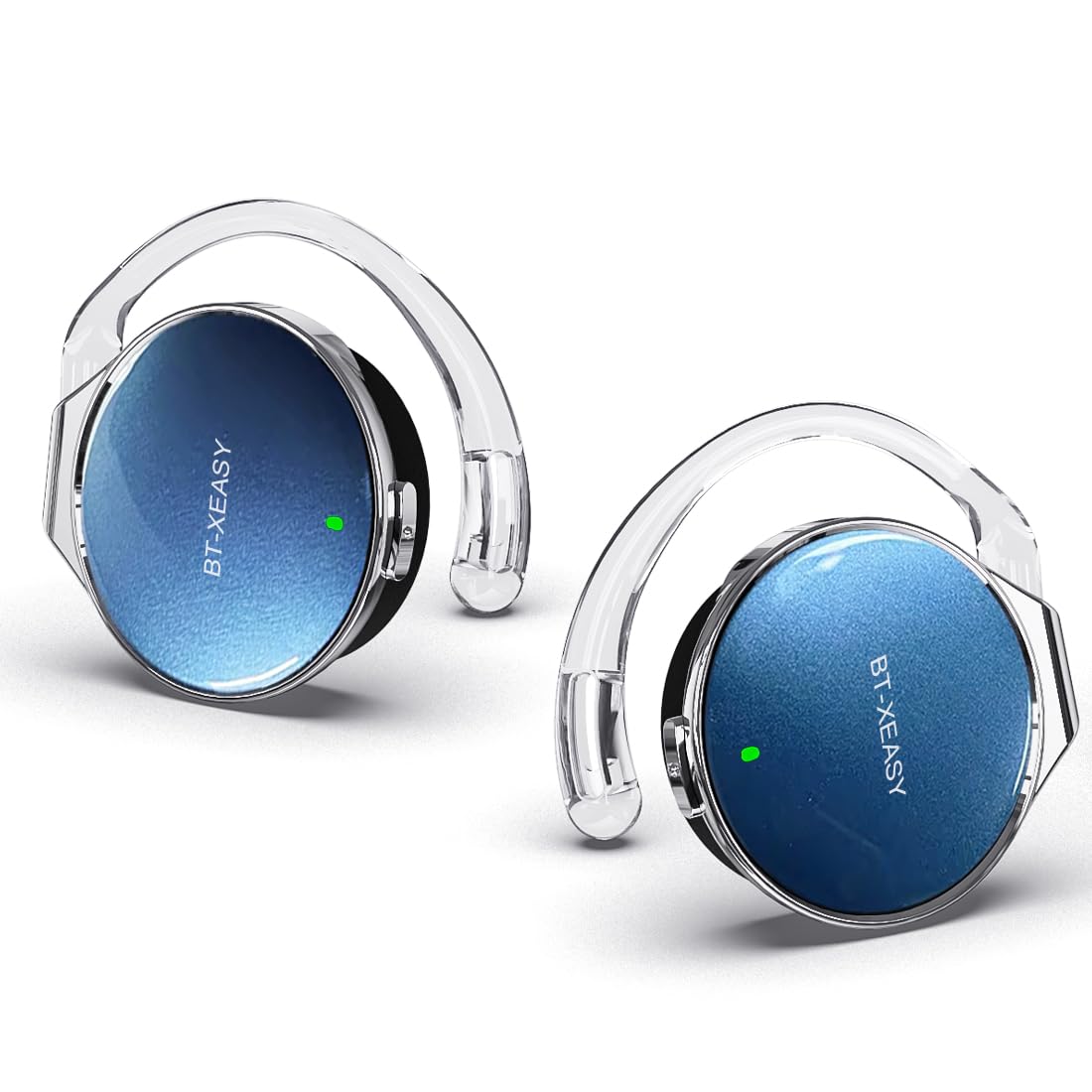 هدفون های ورزشی Micool On-Ear، بلوتوث 5.4، گوشی‌های باز با کنسل صدا، ضد آب برای تناسب اندام و دویدن، 4 میکروفون، عمر باتری طولانی برای فعالیت‌های خارج از منزل (آبی دریایی)
