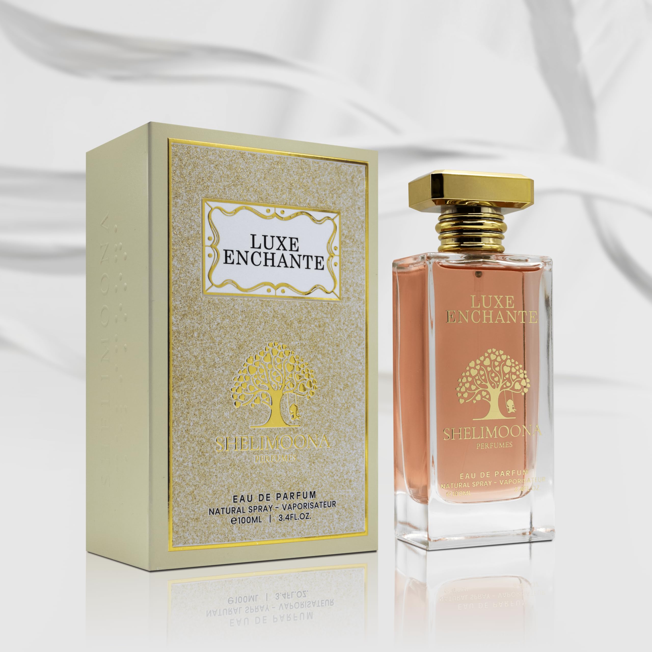 شلیمونا عطر لوکس انشانته ادی پی با ماندگاری طولانی برای زنان، عطر چوبی گلی، برگ گل پرتقال و وانیل، 100 میلی لیتر