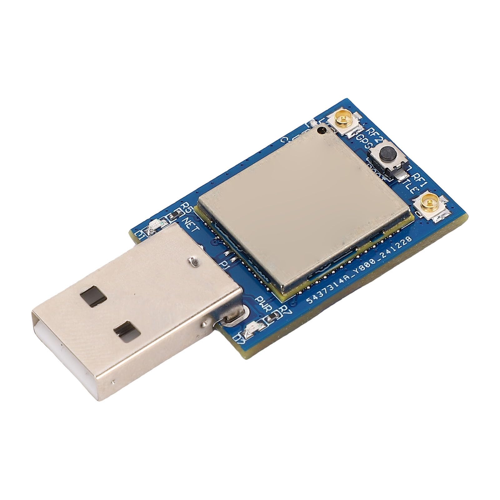 ماژول کامل 4G USB 2.0 با دسترسی اینترنتی و GPS برای شیار کارت SIM برای آنتن 4G، آنتن GPS، دستورالعمل‌های AT، PCB تراشه سازی‌شده