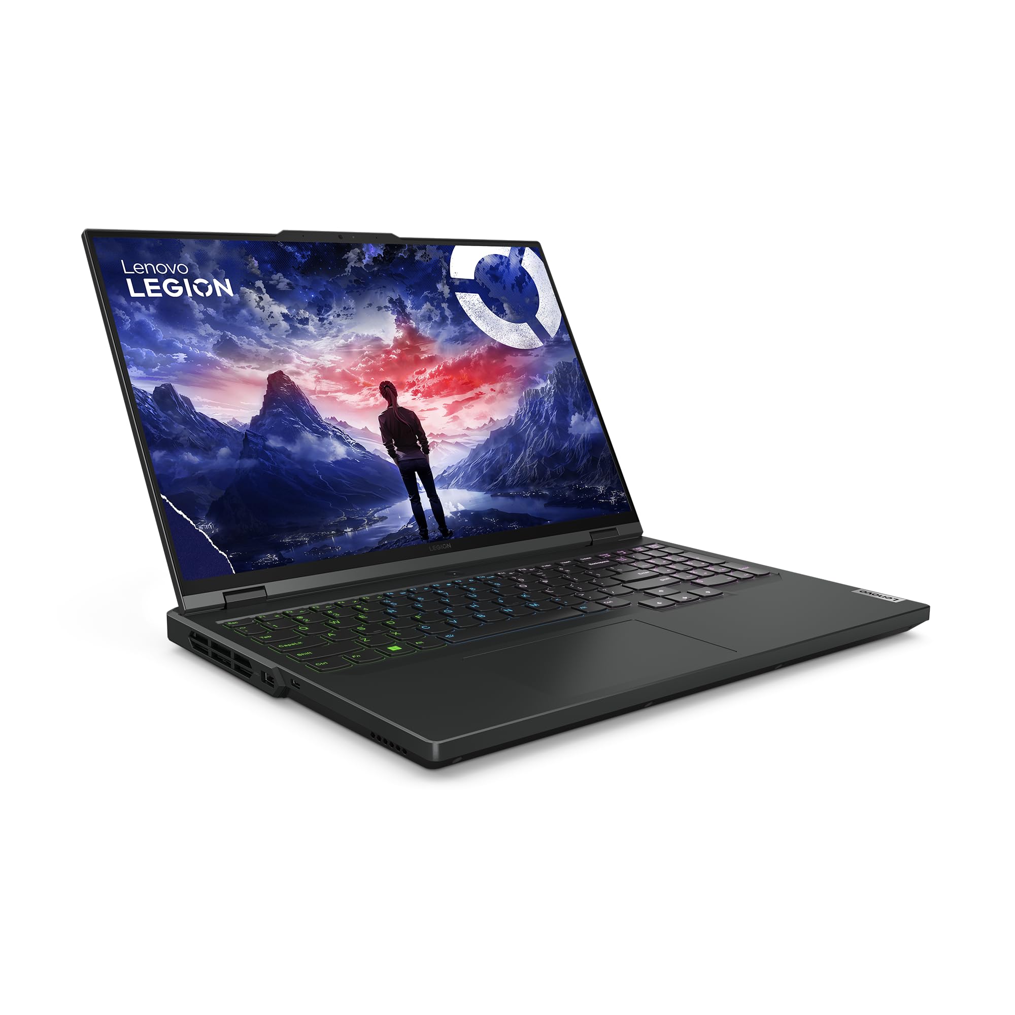 لپ تاپ بازی لنوو لجن پرو 5 16IRX9، دارای صفحه نمایش 16 اینچی WQXGA با فرکانس تازه 240Hz، پردازنده اینتل کور i7-14650HX، 16 گیگابایت رم DDR5، یک ترابایت حافظه جامد اس‌اس‌دی، کارت گرافیک انویدیا جی فورس RTX 4060 با ظرفیت 8 گیگابایت، صفحه کلید RGB با 4 منطقه نورپردازی، رنگ طلایی اشکی.