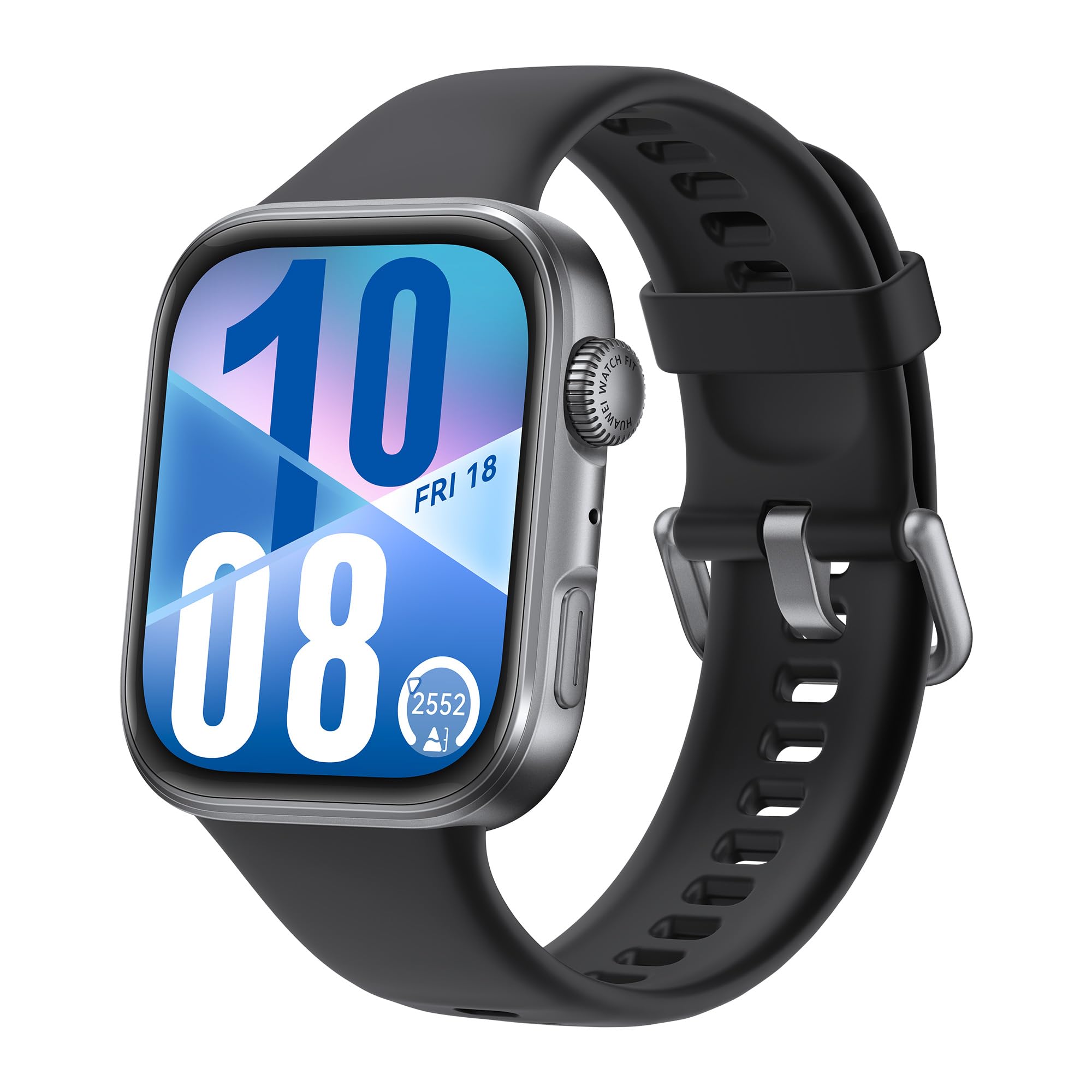 ساعت هوشمند HUAWEI WATCH FIT 4، نمایشگر 1.82 اینچ، بیش از 100 حالت ورزشی، ردیابی فیتنس، کمک‌دهنده روانی، عمر باتری تا 10 روز، سازگار با iOS و اندروید، مشکی Huawei Care+ STRAP رایگان [امازون اختصاصی] سیاه FIT 4