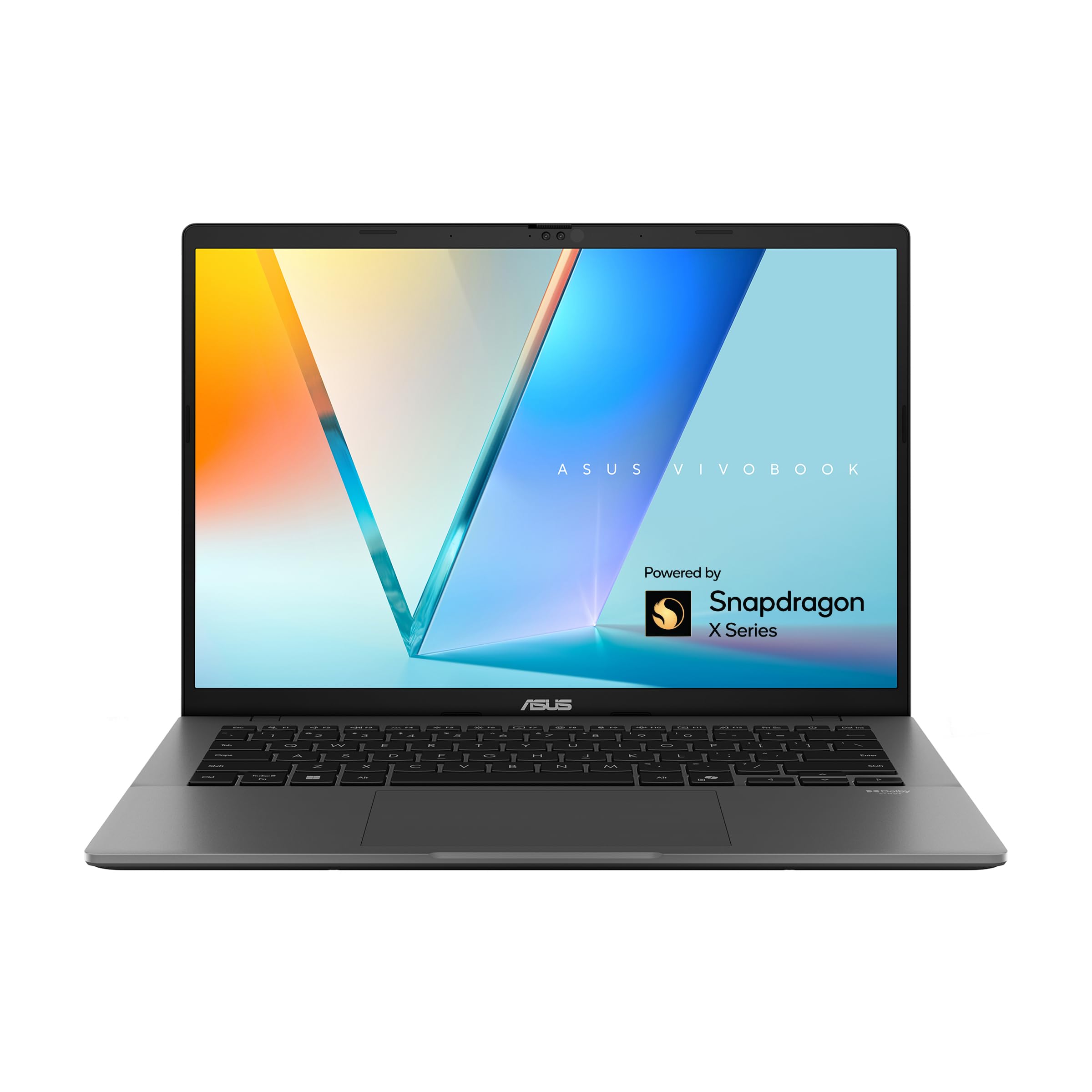 ASUS Vivobook S S3407QA-KP014W با Snapdragon X1-26-100/16GB/1TB SSD/Qualcomm UMA/14.0 اینچ FHD (1920 x 1200) OLED/ویندوز ۱۱ هوم/خاکستری