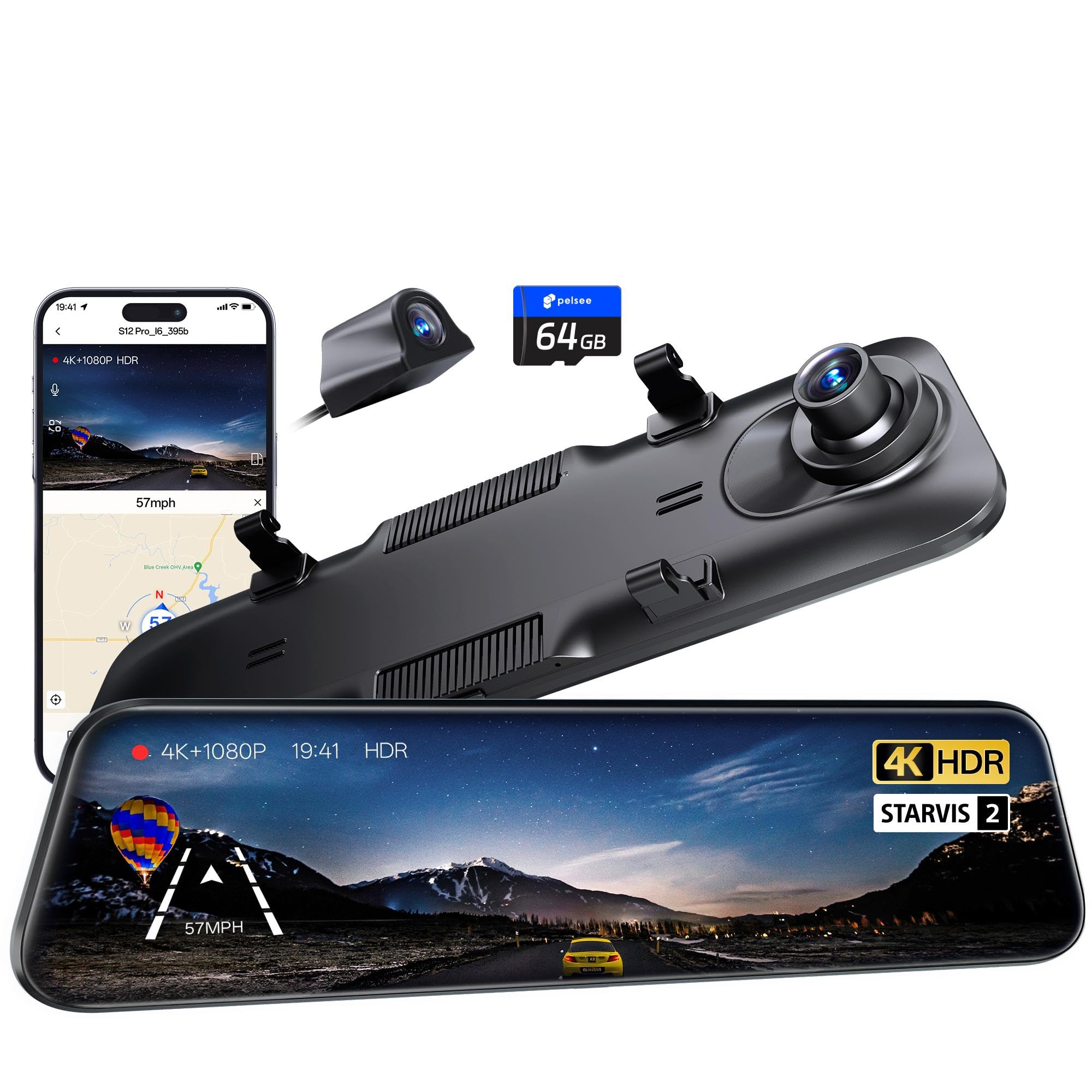 دوربین خودروی پلیس S12 Pro Dash Cam