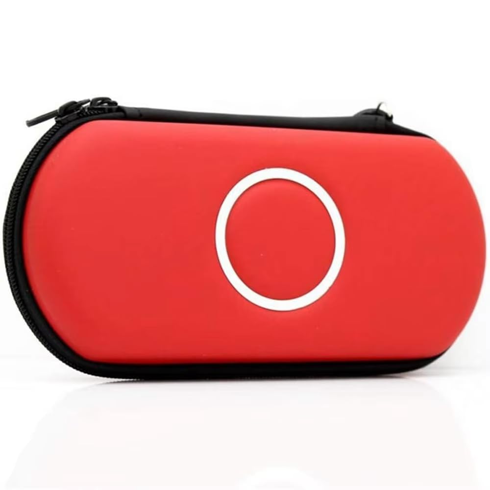 کیف محافظ سخت شل SKEIDO با کارابینر برای PSP 1000/2000/3000 (قرمز)
