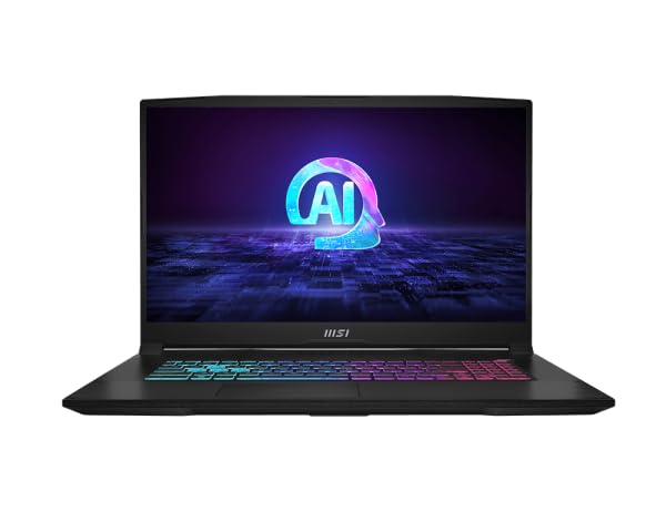 لپ تاپ بازی MSI Katana A17 AI B8VF | نمایشگر 17.3 اینچی FHD 144Hz | AMD Ryzen 9 8940H | NVIDIA RTX 4060 8GB | 16GB RAM | 512GB SSD | ویندوز 11 خانگی - [9S7-17LN31-837]