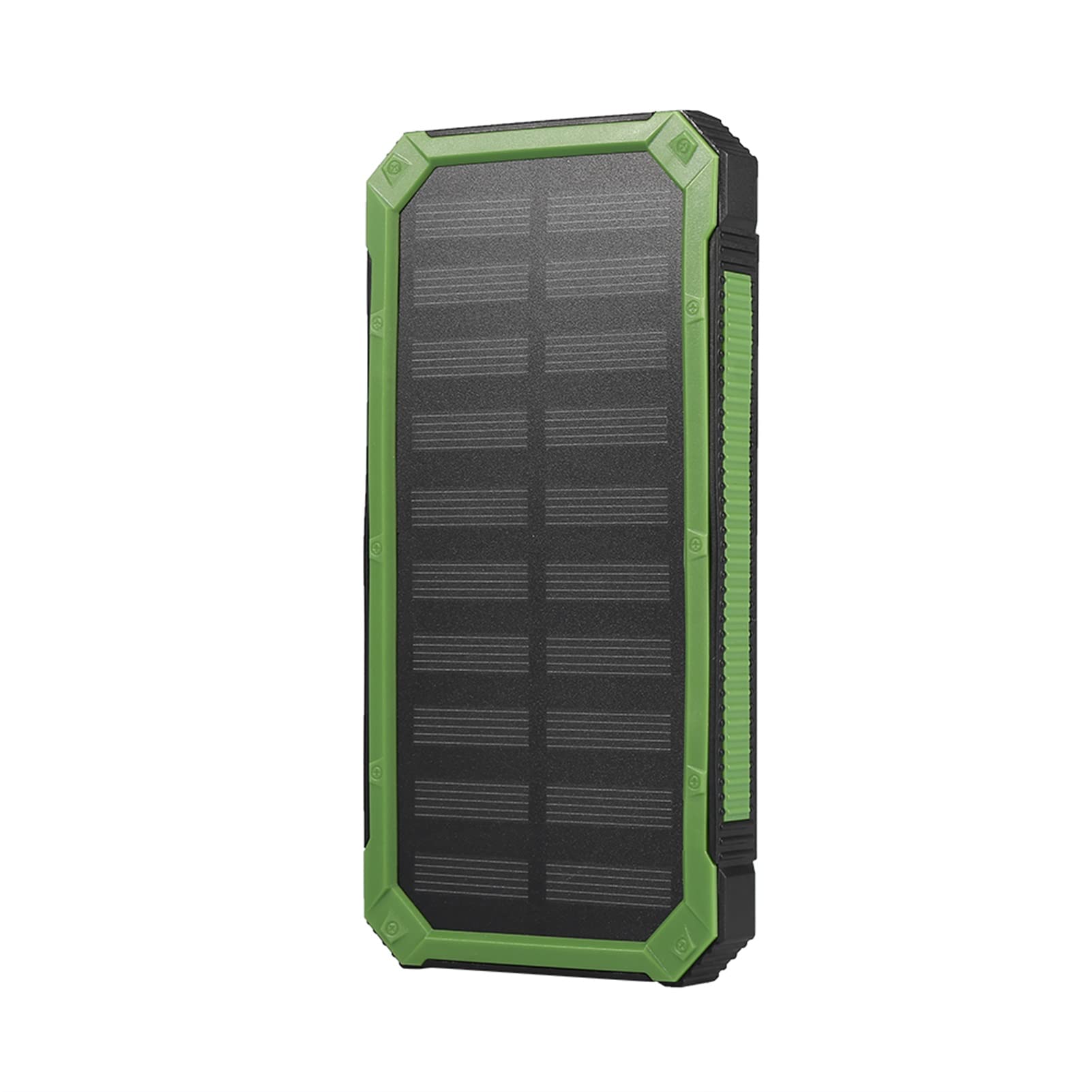 توان بانک خورشیدی 20000mAh با دو پورت USB، شارژر خورشیدی قابل حمل برای کمپینگ و پیاده‌روی در طبیعت، باتری خورشیدی با شارژ سریع برای گوشی‌های همراه (کیت DIY، باتری در ارائه نشده، 4 رنگ) (سبز)