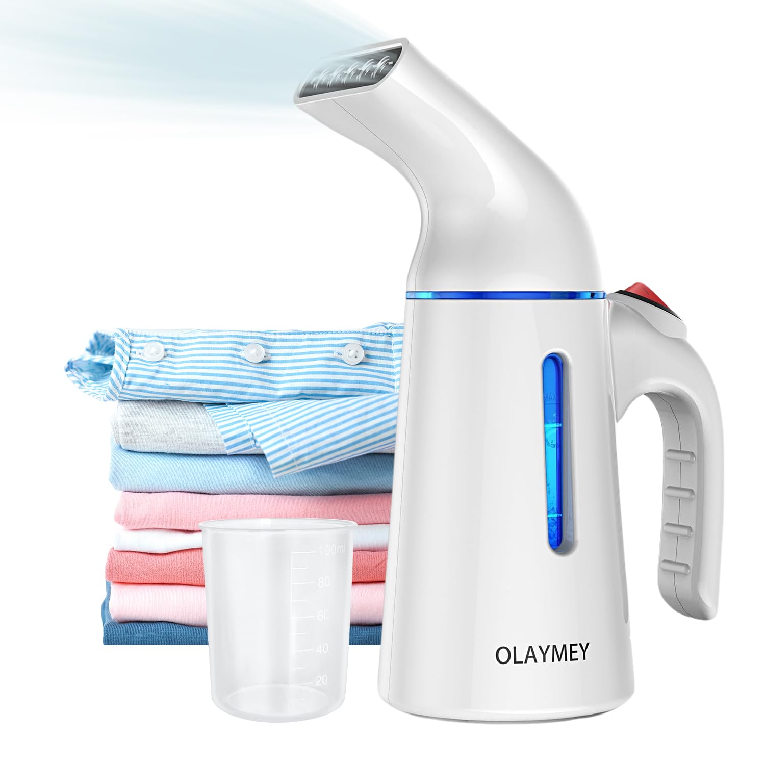 OLAYMEY Steam Iron Travel, 700W Garment Steamer, Portable Steamer Travel, Vertical Steam Brush Small, 40S Quick Heating, Hand Iron White, Travel, Steam Iron for Home

OLAYMEY اتو بخار سفر، 700W بخارپز لباس، اتو بخار قابل حمل، برس بخار عمودی کوچک، 40 ثانیه گرم شدن سریع، اتو دستی سفید، سفر، اتو بخار برای خانه