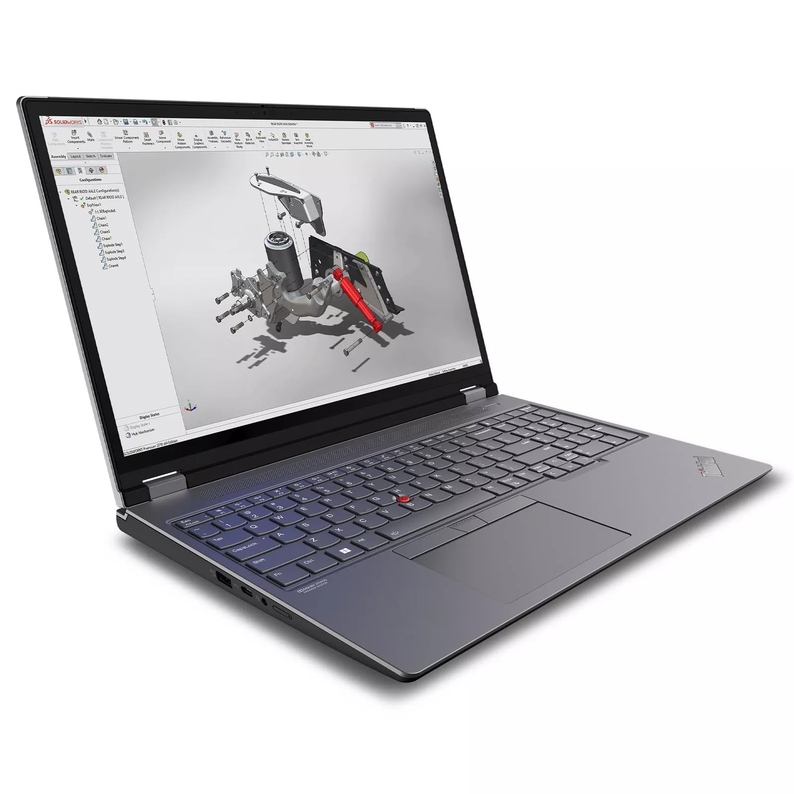 لنوو تینک‌پد - P16 نسل 2، i7-14700HX، 16" WQUXGA (3840 x 2400) 800 نیت، RTX 1000 Ada 6GB، 32 گیگابایت رم DDR5 + 1 ترابایت حافظه جامد NVMe SSD | صفحه کلید با نور پسزمینه | خواننده اثر انگشت - ویندوز ۱۱ پرو