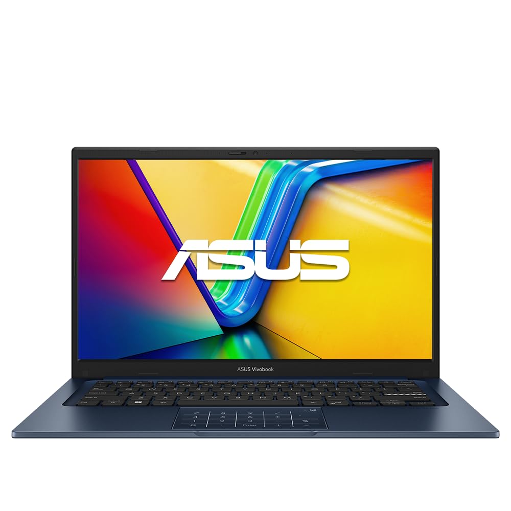 لپ تاپ ASUS Vivobook 14 سال 2025 با صفحه نمایش 14 اینچ Full HD 1920 x 1080 ، Intel Core i7-1355U، 10 هسته، گرافیک Intel Iris Xe، 16 گیگابایت DDR4، 1 ترابایت حافظه‌ی جامد SSD، Wi-Fi 5، بلوتوث 5، دوربین HD 720p، ویندوز 11 Home (ارتقا یافته)
