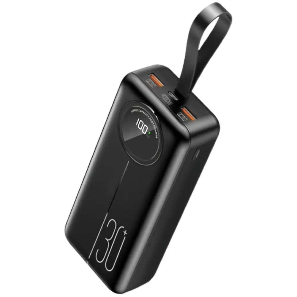 پاور بانک نمایشگر دیجیتال LCD - شارژر قابل حمل با ظرفیت بالای ۳۰۰۰۰mAh و شارژ سریع برای تمام دستگاه‌ها