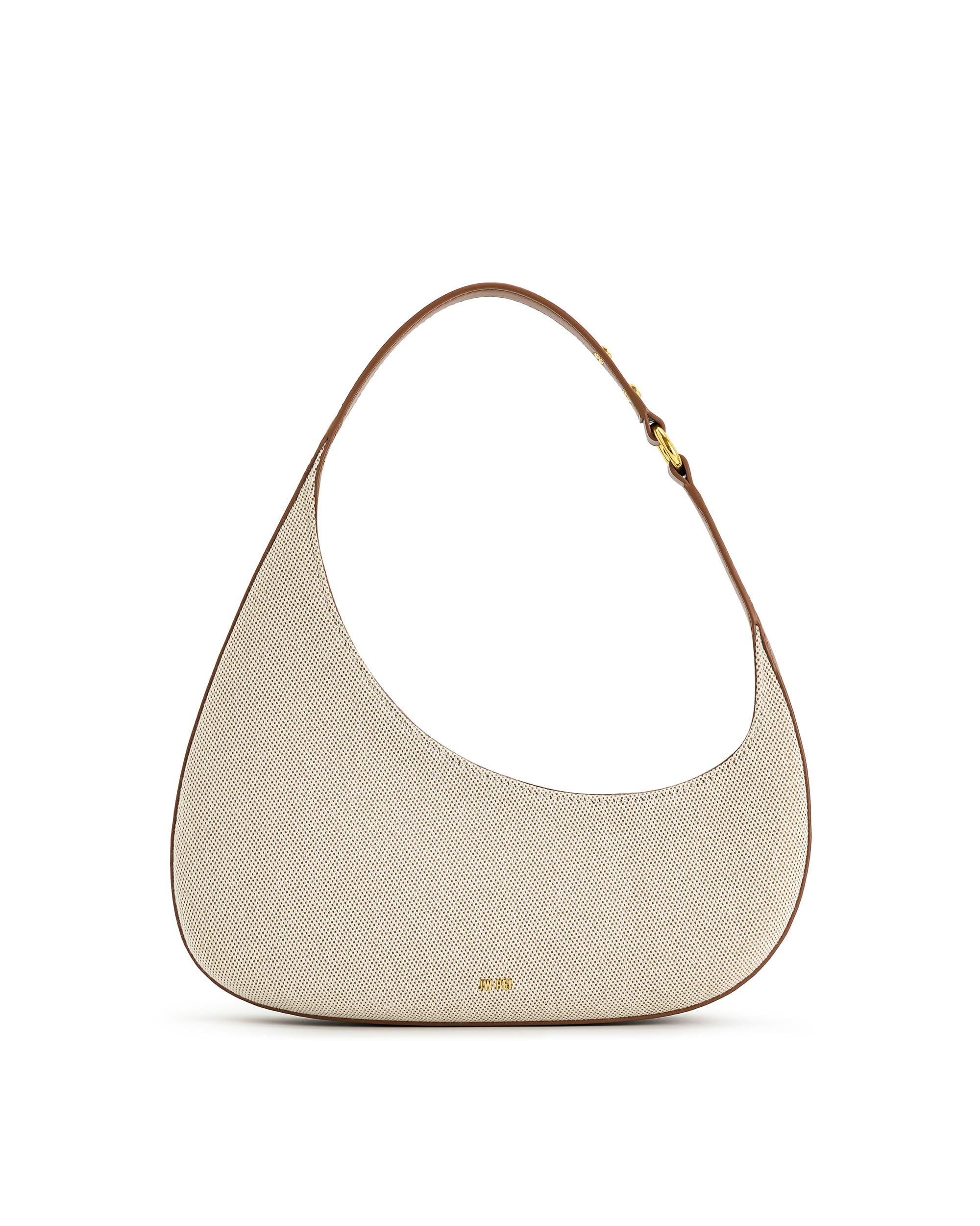 JW PEI Women's Harlee Shoulder Bag M Brown Canvas