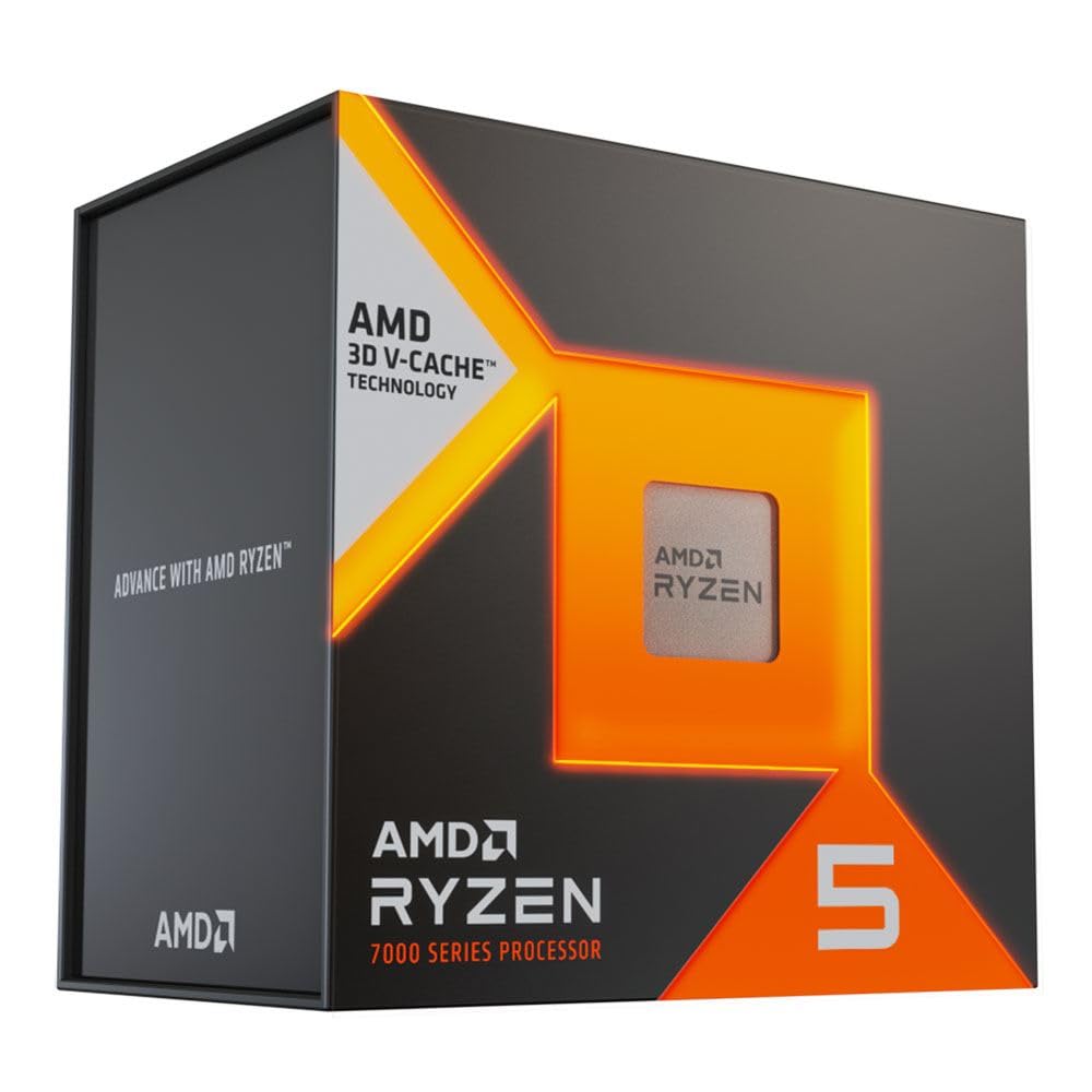 پردازنده باکس Core 6 AMD Ryzen 5 7600X3D Raphael AM5 با سرعت 4.1 گیگاهرتز - هیت‌سینک در داخل ندارد -100-100001721WOF