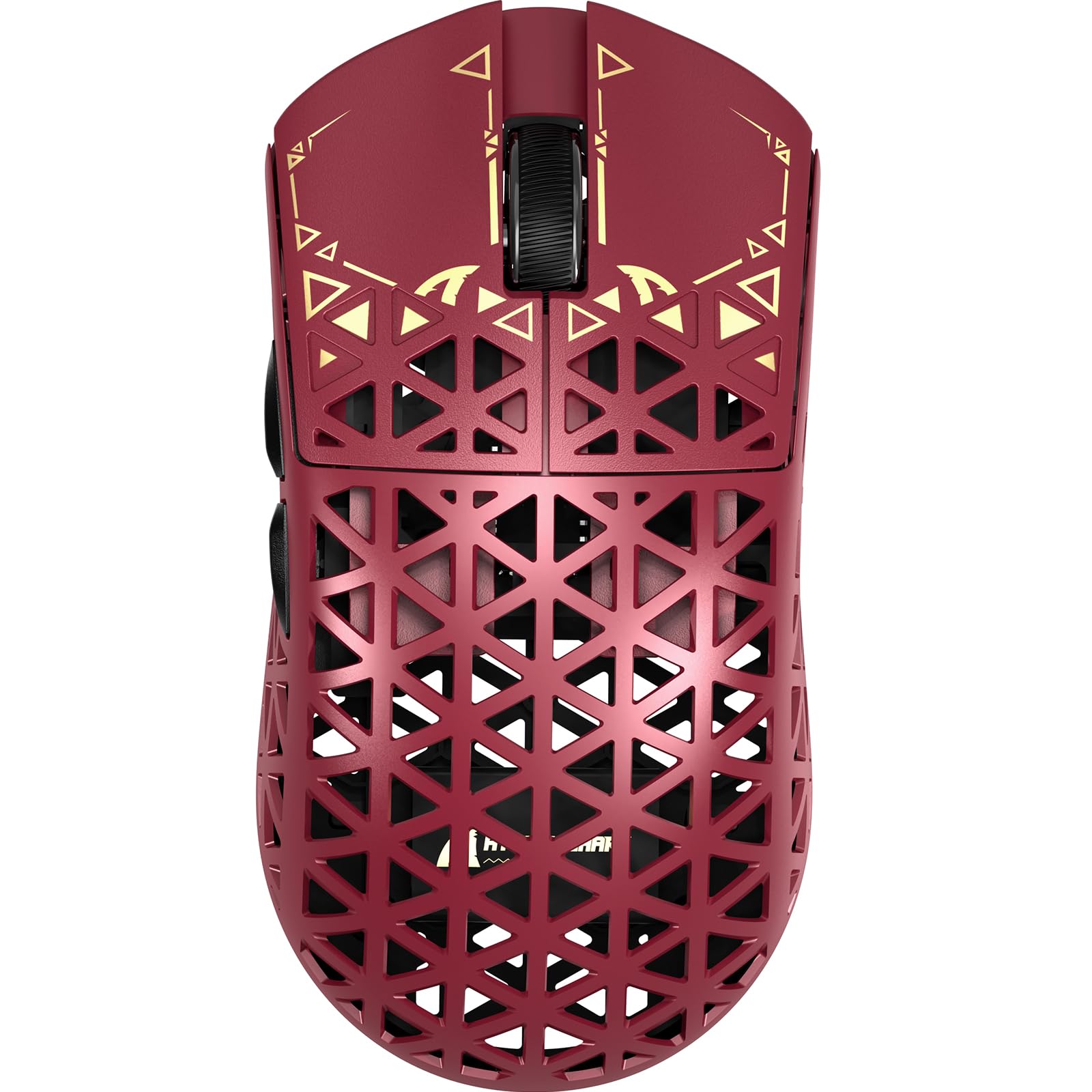 موشواره بازی بی‌سیم کربنی ATTACK SHARK R5Ultra 8K، قرمز | 42K DPI، حسگر MAX PAW3950، بسیار سبک با وزن 39گرم، تراشه Nordic 52840 MCU، موشواره قابل برنامه‌ریزی باسیم/بلوتوث/بی‌سیم 2.4 گیگاهرتزی برای کامپیوتر/مک