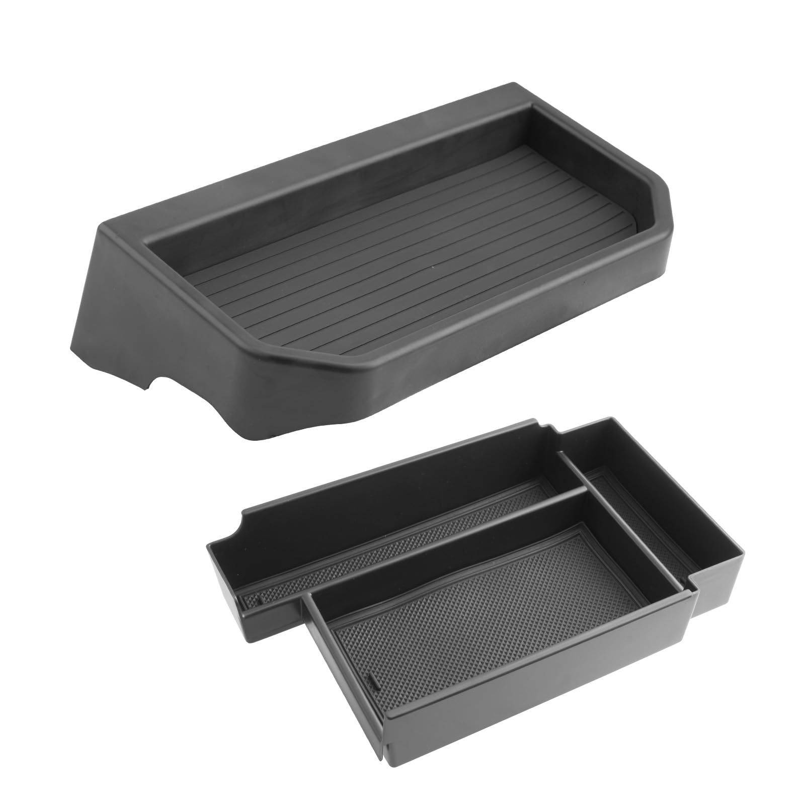LUWU for 2025 Pathfinder Center Console Tray Set 2022 2023 2024 2025 Nissan Pathfinder SL/Platinum/Rock Creek Accessories Dashboard Storage Tray Armrest Console Organizer 2-Pack 2022-2025 Pathfinder Armrest + Dash Tray 2PCS
