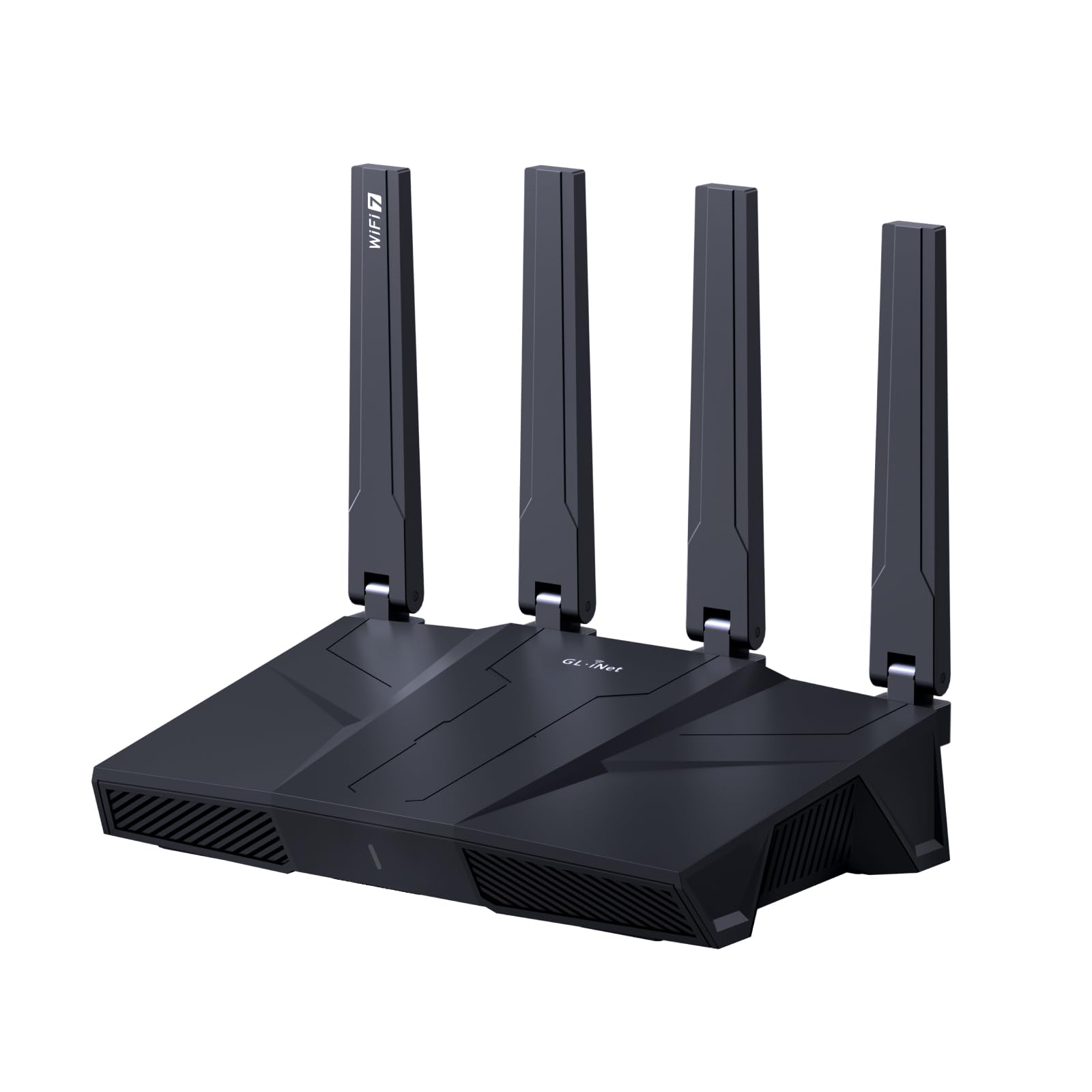 مسیریاب GL.iNet GL-BE9300 (فلینت 3) با سه باند وای فای 7، مسیریاب بازی وای فای سریع 6 گیگاهرتز برای اینترنت بی‌سیم، دارای بهره‌وری بالا، 5 مسیریاب VPN 2.5 گیگابیت برای مودم فیبر نوری، مسیریاب‌های کامپیوتر، منازل و کسب‌وکار