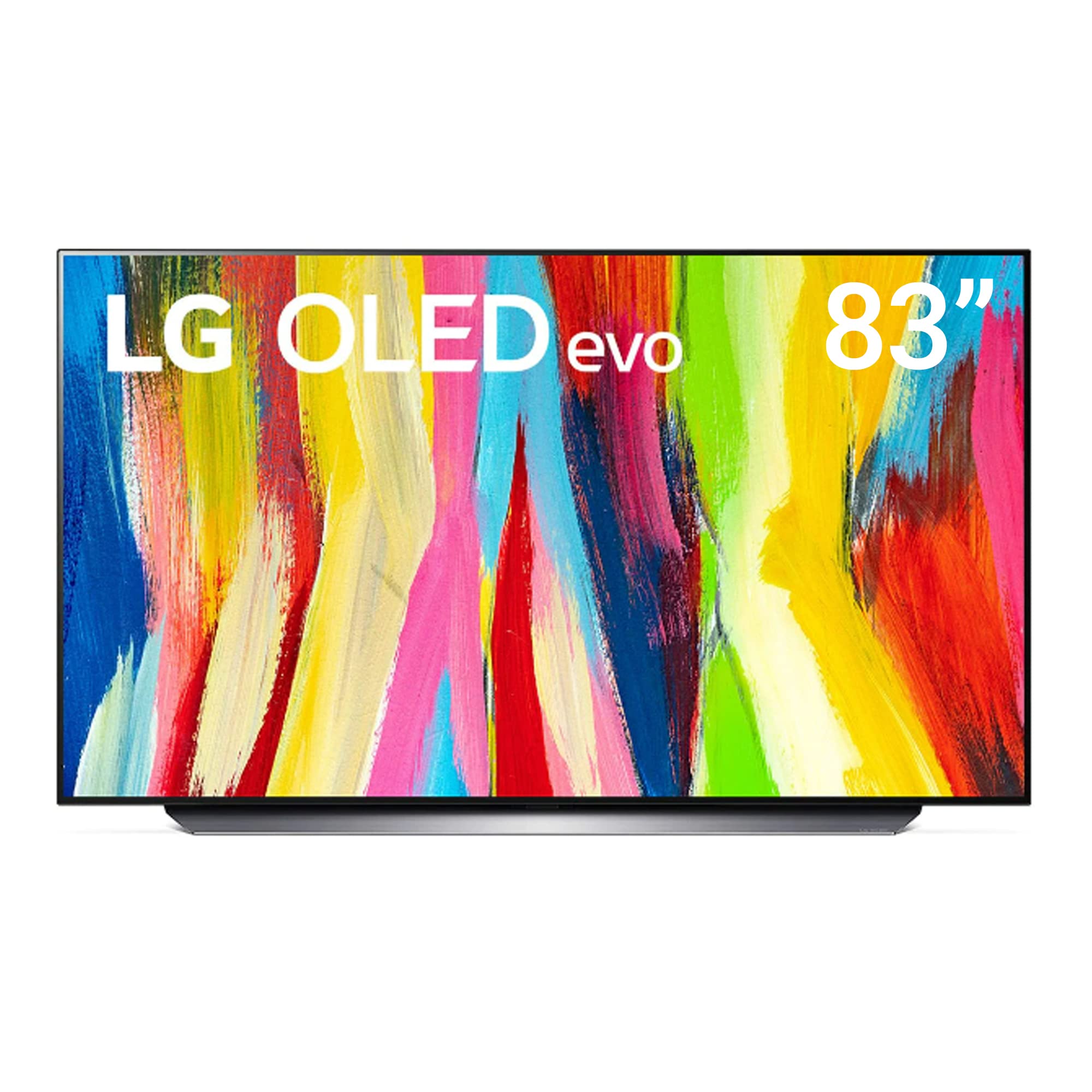 تلویزیون LG OLED سری C2 ، طراحی صفحه سینمایی 83 اینچ ، 4K Cinema HDR WebOS Smart AI ThinQ Pixel Dimming - نسخه بین‌المللی (بازسازی شده)