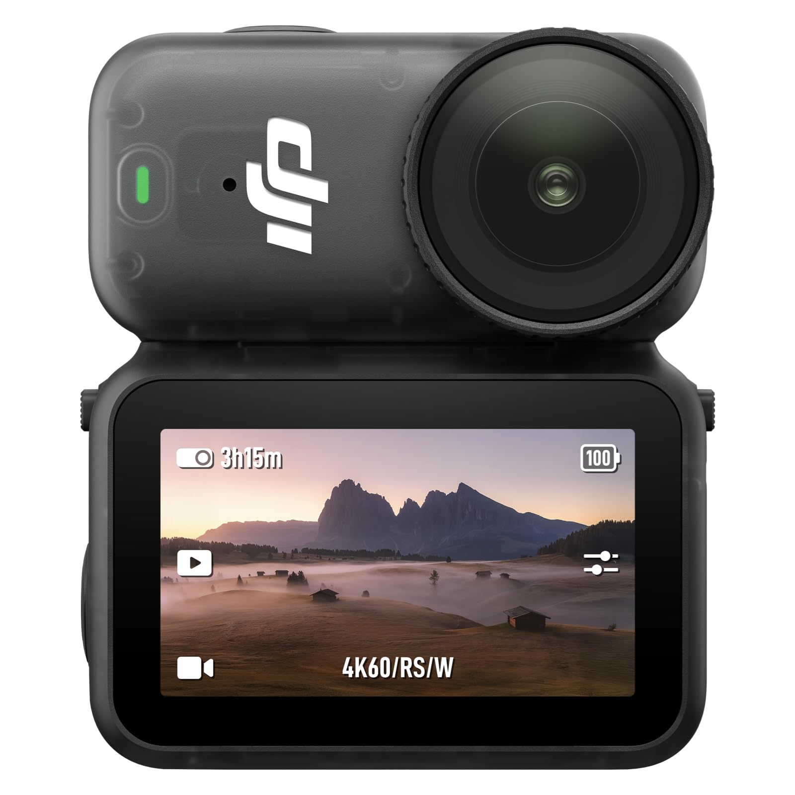 DJI Osmo Nano Combo استاندارد (۶۴ گیگابایت)، دوربین ولاگینگ کوچک ۴K/۶۰ فریم بر ثانیه با سنسور ۱/۱.۳ اینچ، ویدیوی با دید گسترده ۱۴۳ درجه، ضبط ۲۰۰ دقیقه‌ای، دوربین POV مغناطیسی ۴K برای ورزش، نسخه امارات متحده عربی، گارانتی رسمی DJI Osmo NANO (۶۴ گیگابایت)