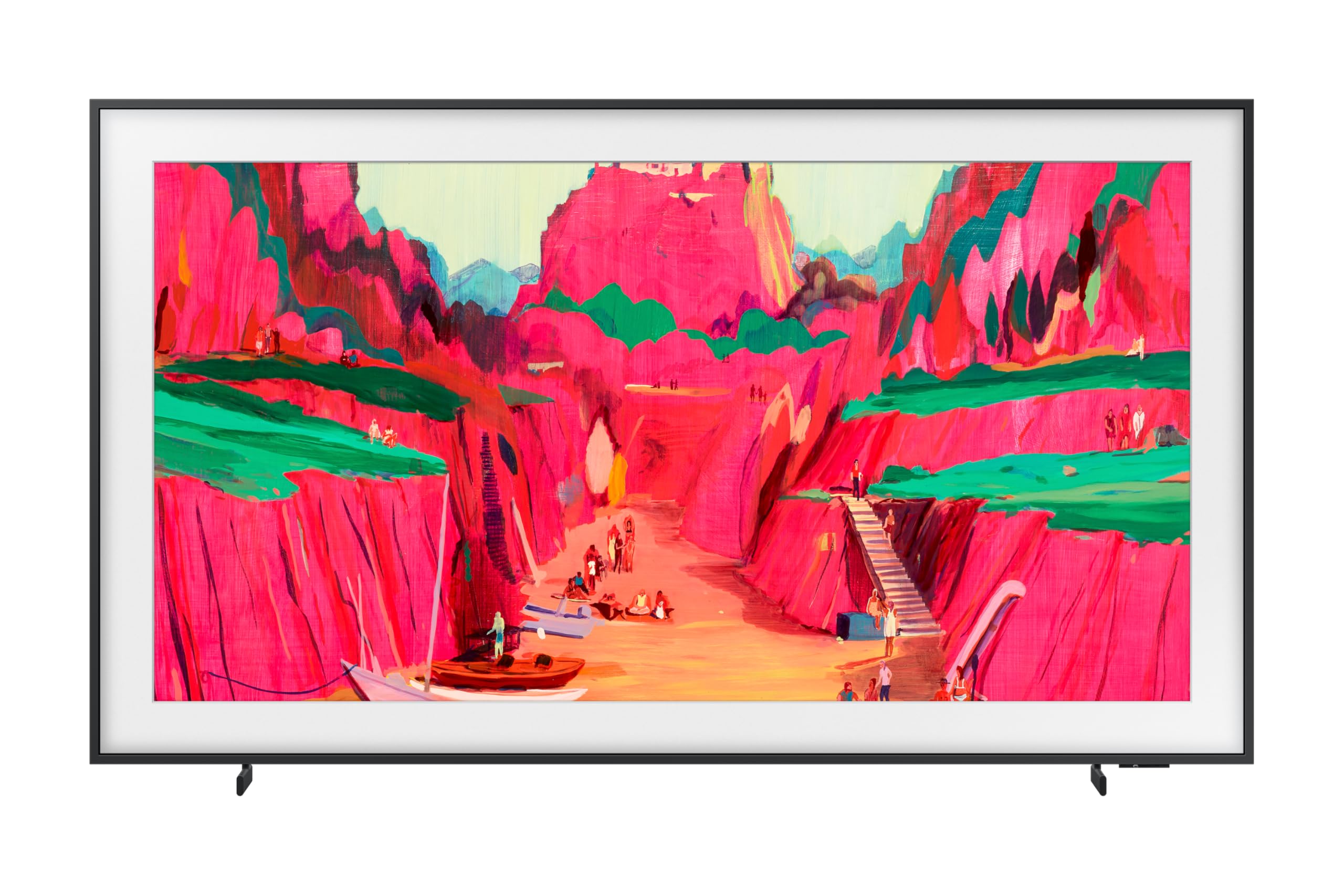 تلویزیون سامسونگ 75 اینچ The Frame Pro TV، LS03FW، 4K، طراحی مدرن فریم، حالت هنر، کیفیت تصویر هنری با فناوری Neo QLED، تلویزیون هوشمند، QA75LS03FWUXZN (نسخه 2025 - ورژن امارات)