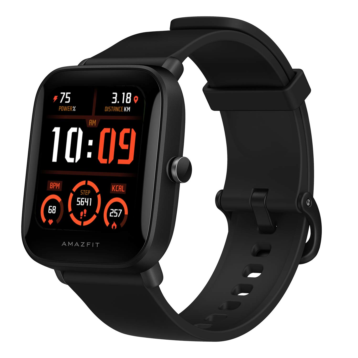ساعت هوشمند Amazfit Bip U Pro با نمایشگر ۱.۴۳ اینچی HD، GPS داخلی و Alexa، ۶۰+ حالت ورزشی، عمر باتری ۹ روزه - رنگ مشکی (تجدیدنظر شده)