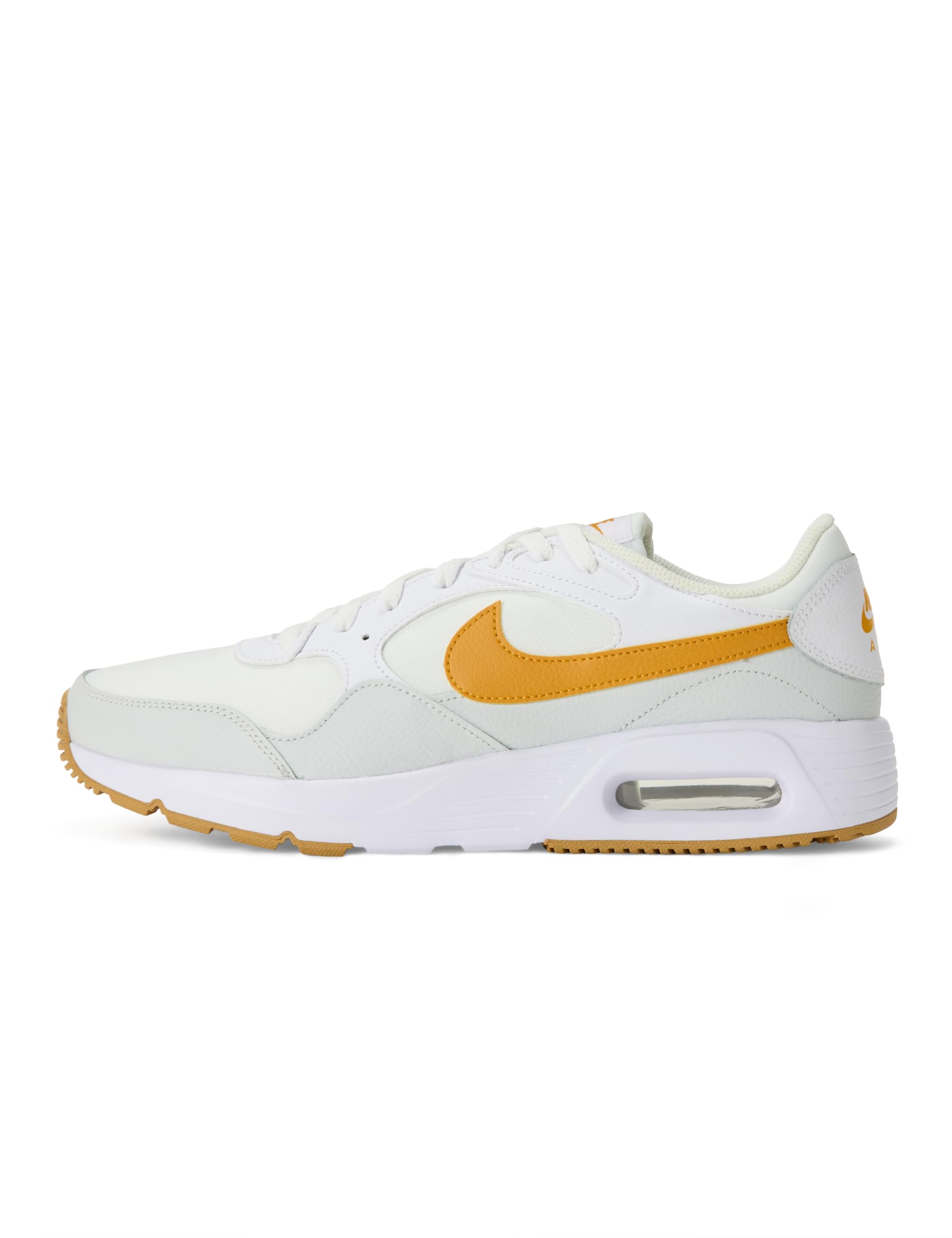 کفش مردانه نایک Air Max SC با بند بسته‌ای سایز 43 اروپا رنگ سفید/طلایی - گرداب نور - قهوه ای روشن لگدزولید
