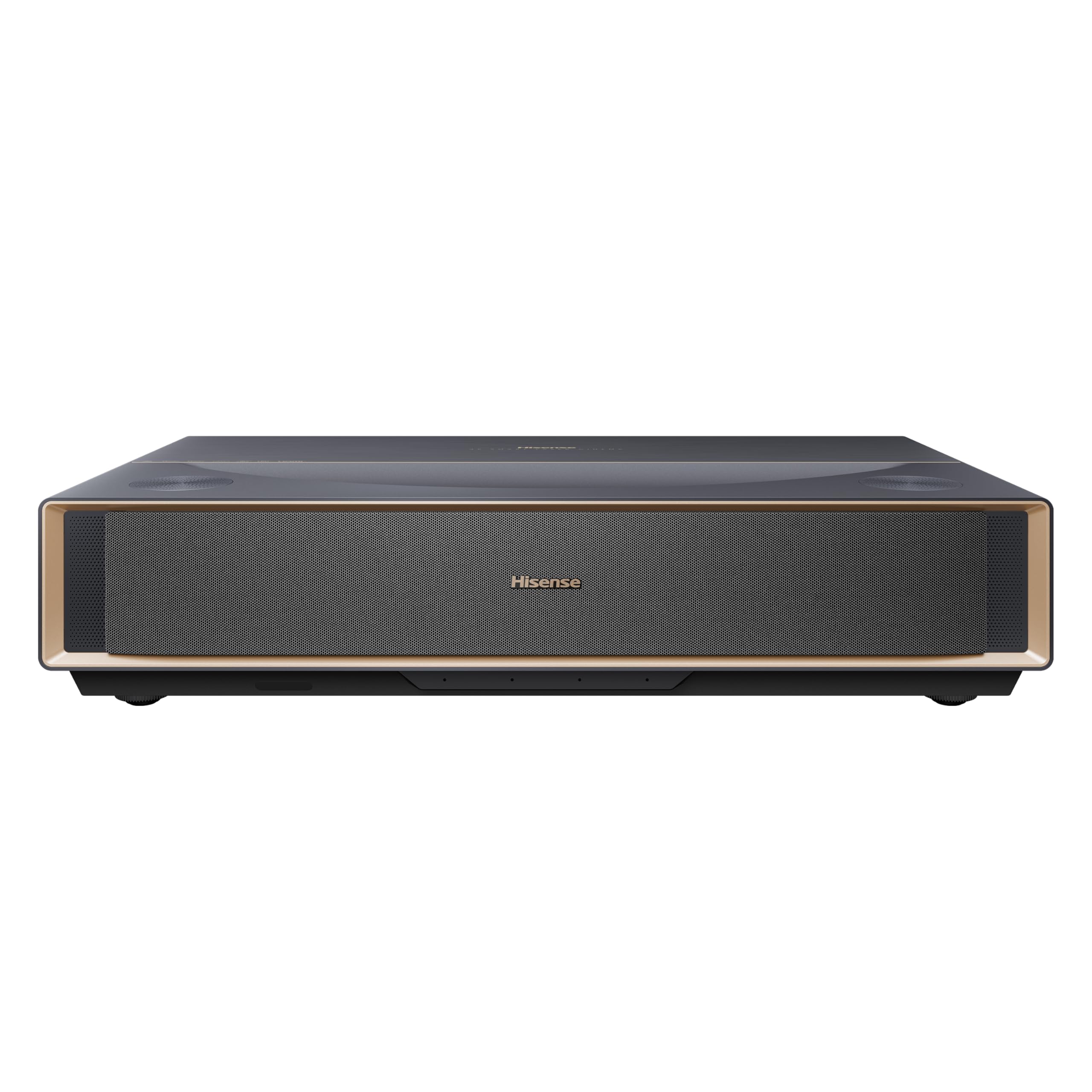 پروژکتور زیبای لیزری Hisense PT1 80" - 150" سینمایی 4K UHD TriChroma Ultra Short Throw VIDAA های سری HSR 240، 2500 لومن، قابلیت پخش سه بعدی، HDR10/HDR10+/HLG، IMAX Enhanced، دارای صدای کیفیت برتر Alexa (مدل 2025)، PT1 همراه با تئاتر خانگی