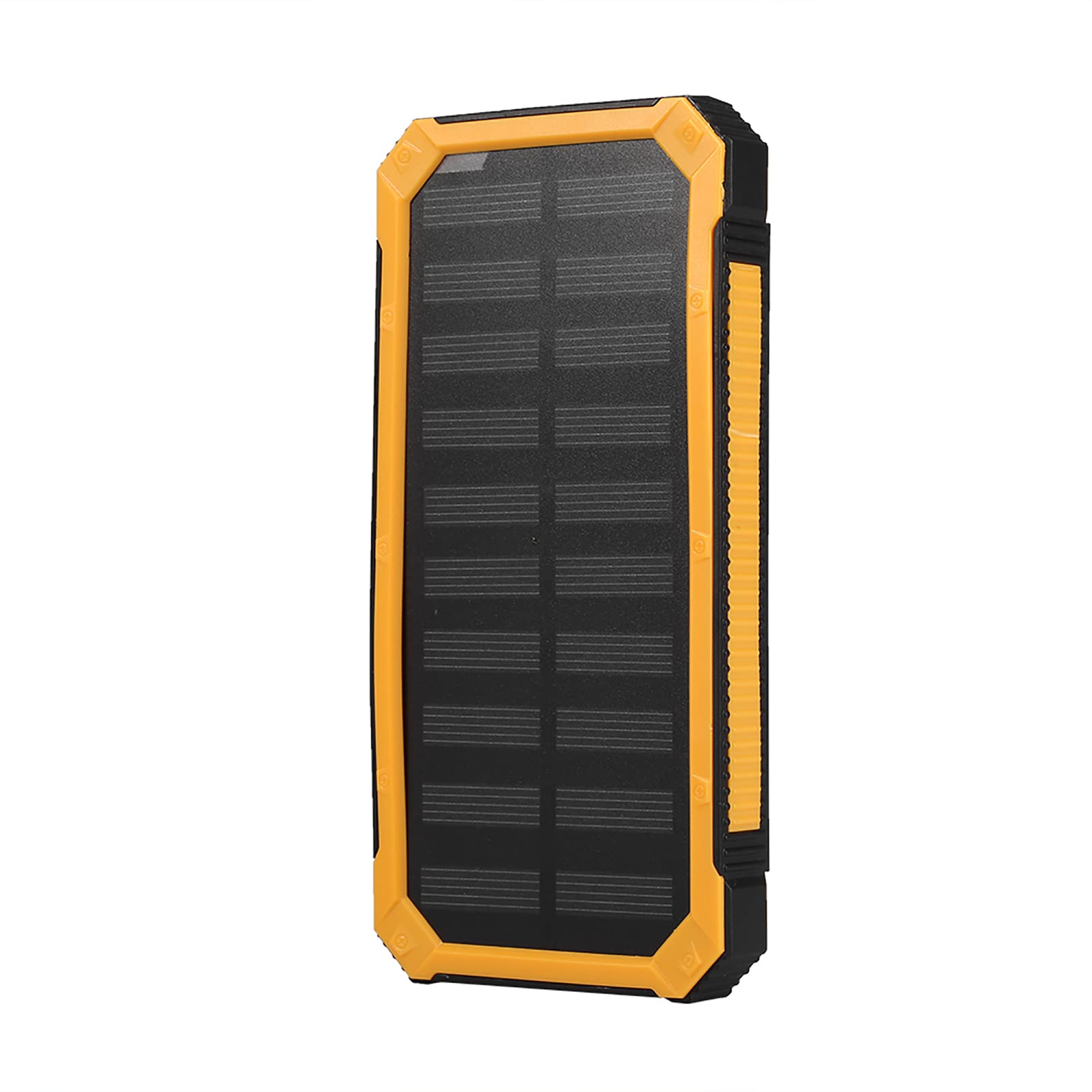 کیت محافظ سریع شارژ خورشیدی با ظرفیت بزرگ 20000mAh و دو پورت USB و پنل بلور تک قطبی (زرد)