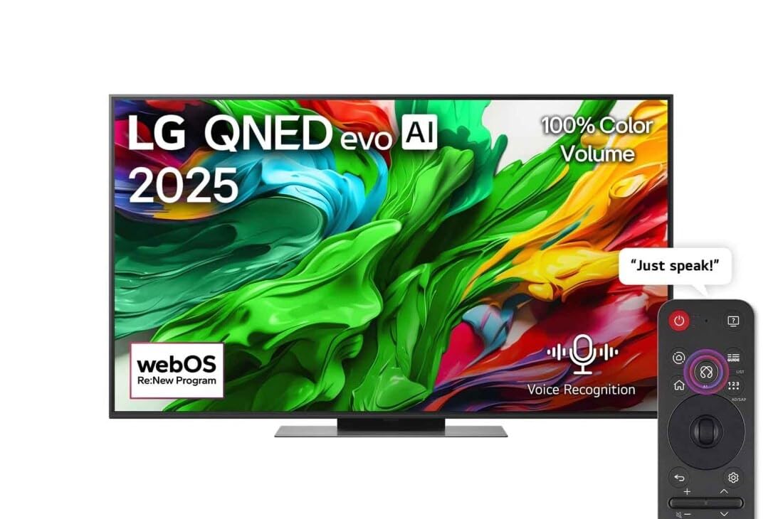 تلویزیون هوشمند 4K LG 86QNED86A با فناوری QNED Evo و نرخ تازه‌سازی 144 هرتز، اندازه 86 اینچ