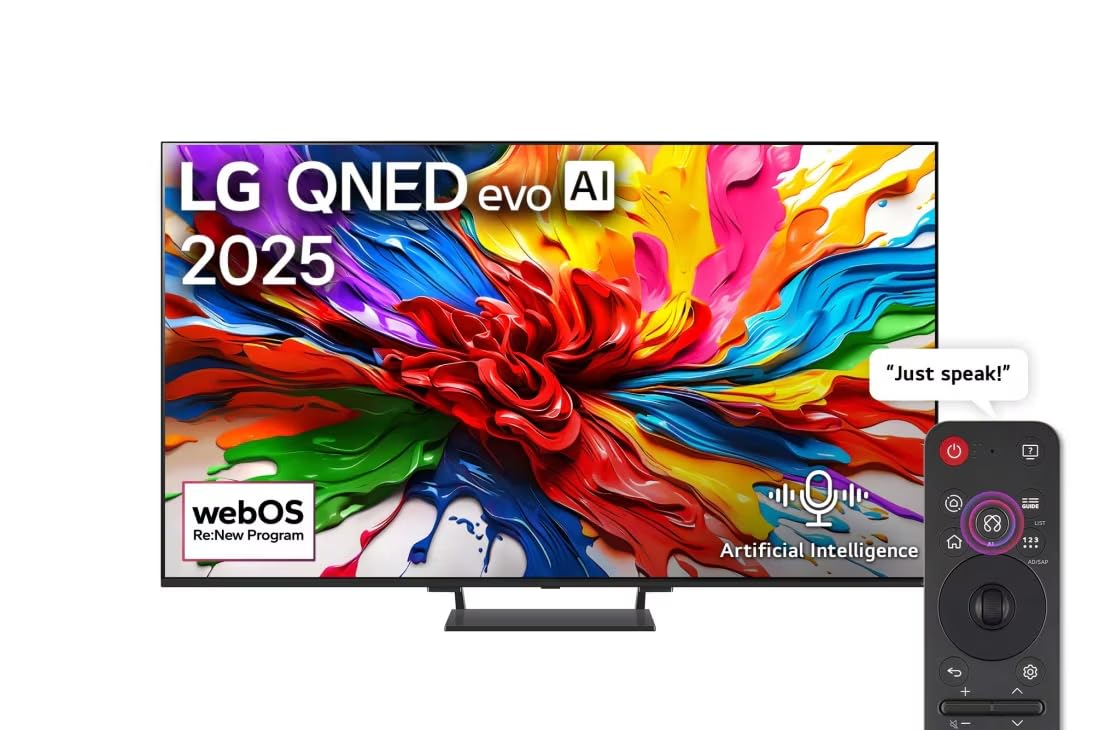 تلویزیون هوشمند 4K LG 85QNED93A با فناوری QNED Evo و نرخ تازه‌سازی 144Hz، سایز 85 اینچ