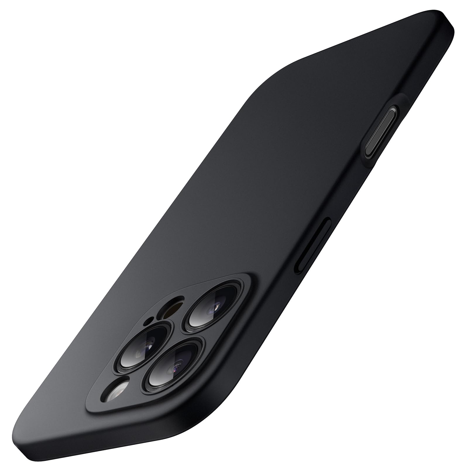 محافظ سلیم JETech برای iPhone 16 Pro 6.3 اینچ، حفاظت کامل از لنز دوربین، روکش نرم TPU نازک محافظ گوشی با تمام دورانه مات، ضدضربه (تیتانیوم سیاه) iPhone 16 Pro تیتانیوم سیاه