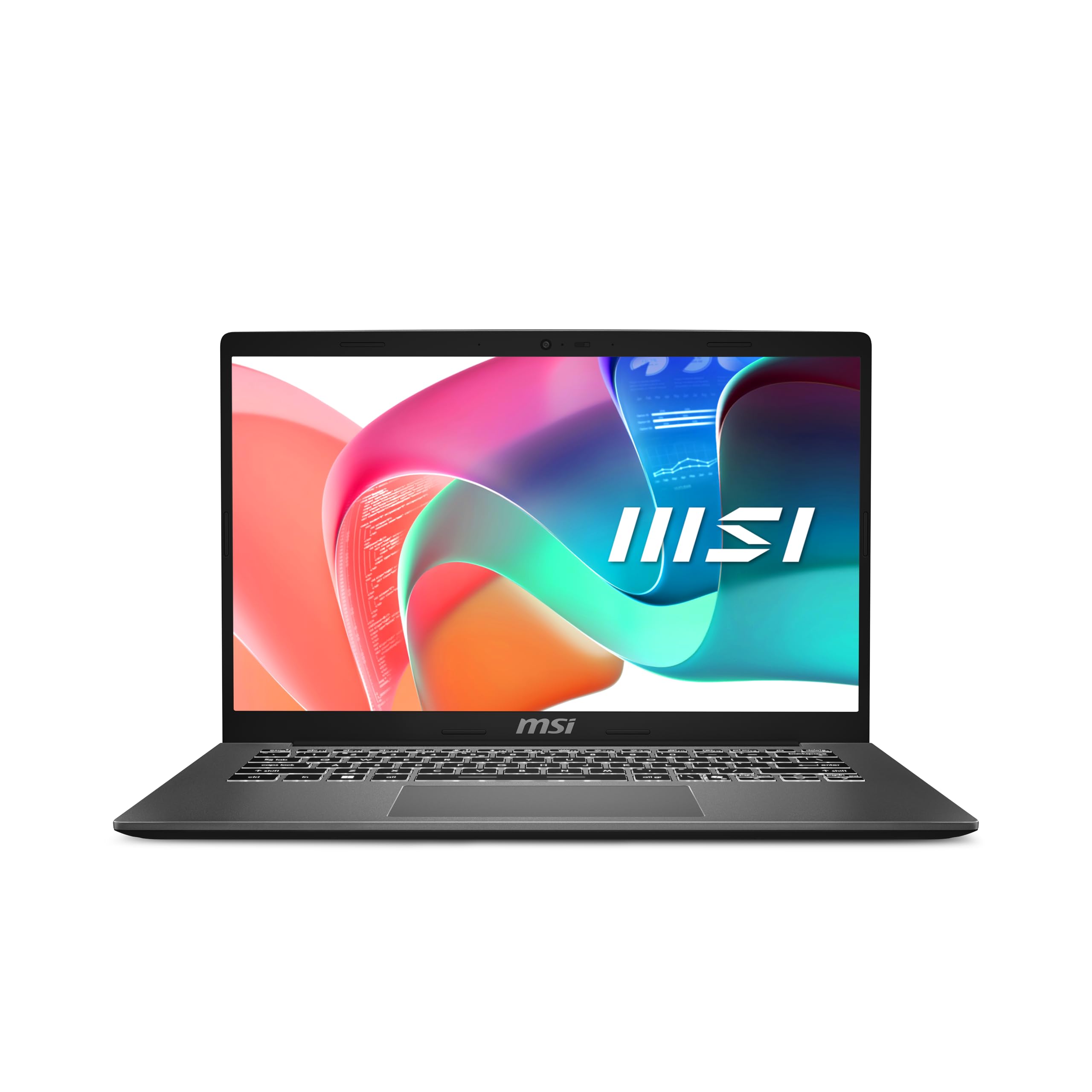 لپ تاپ نازک MSI Modern 14 F1MG Platinum Gray | پردازنده اینتل Core i7-1150U | 16GB RAM | 512GB SSD | صفحه نمایش 14 اینچی FHD (1920x1080)، 60Hz | ویندوز 11 خانگی [9S7-14S111-461]