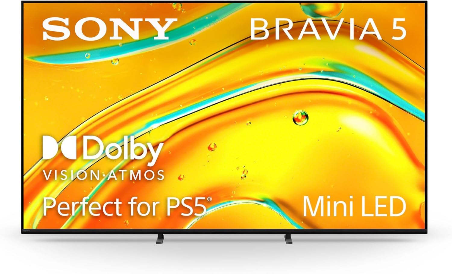 تلویزیون هوشمند 4K Mini-LED 55 اینچ سونی BRAVIA5 با Google TV (مدل 2025، K55XR50) با پردازنده XR، Dolby Vision/Atmos، نوسازی 120Hz، و ویژگی‌های PS5