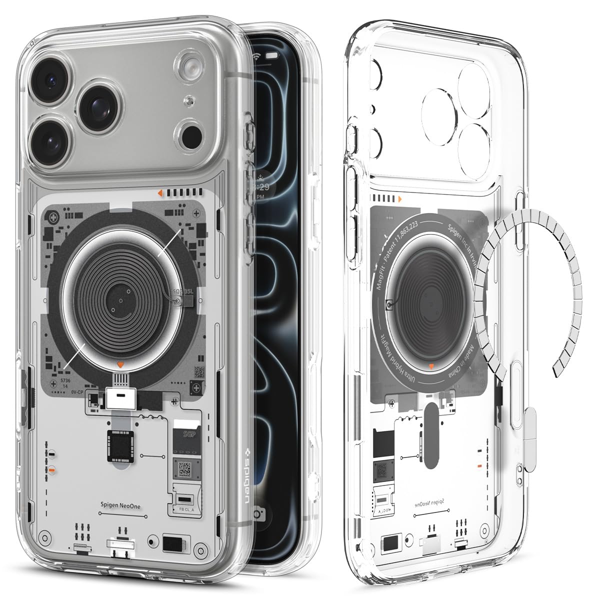 Spigen Ultra Hybrid MagFit طراحی شده برای قاب گوشی iPhone 17 Pro Max [سازگار با MagSafe] (2025) - Neo One
