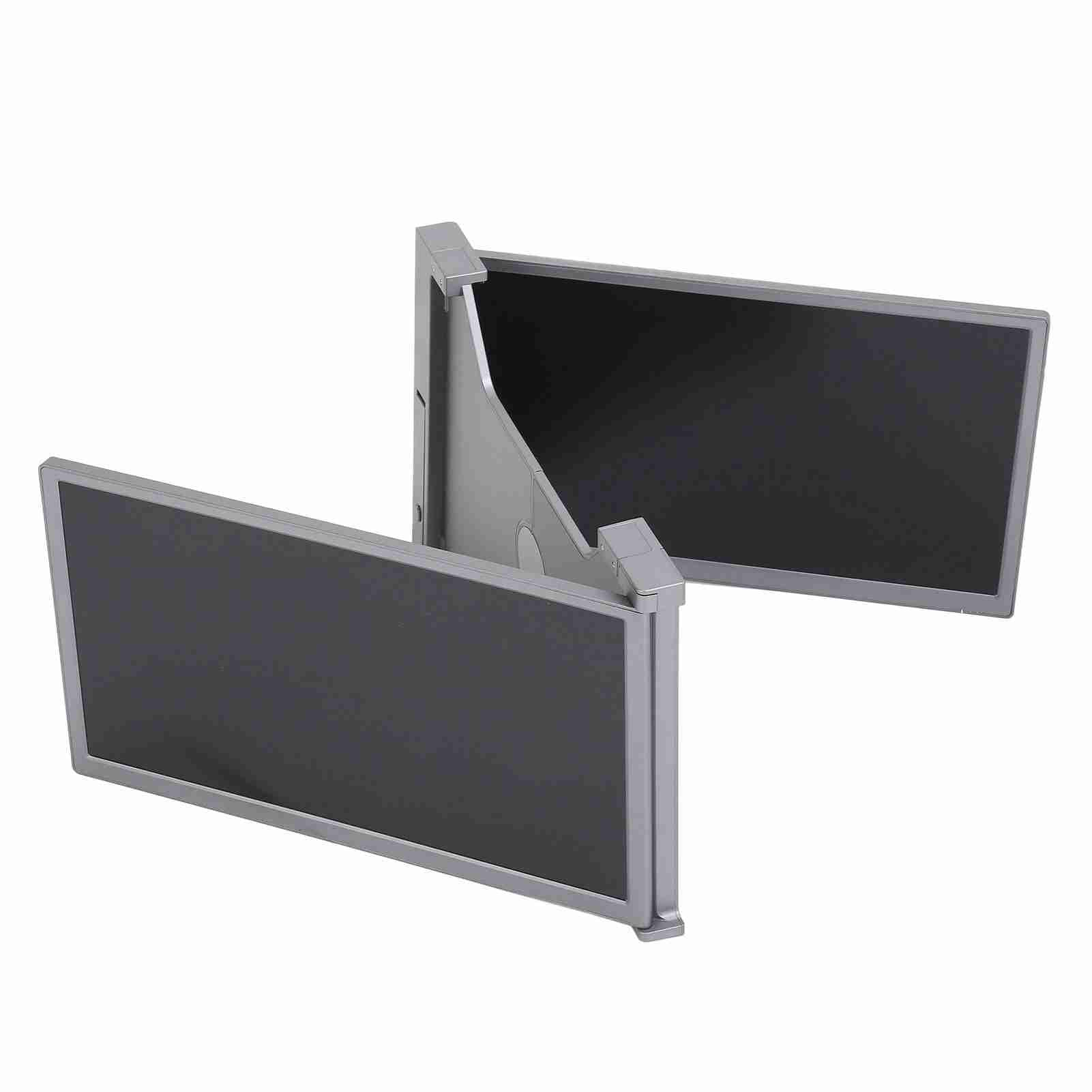 XUMIUZIY Laptop Dual Screen Extender، 15 اینچ FHD تقویت کننده دوگانه قابل حمل برای لپ تاپ ها، کامپیوترهای شخصی و تلفن همراه، مناسب برای سفر و استفاده (رنگ خاکستری فضا)