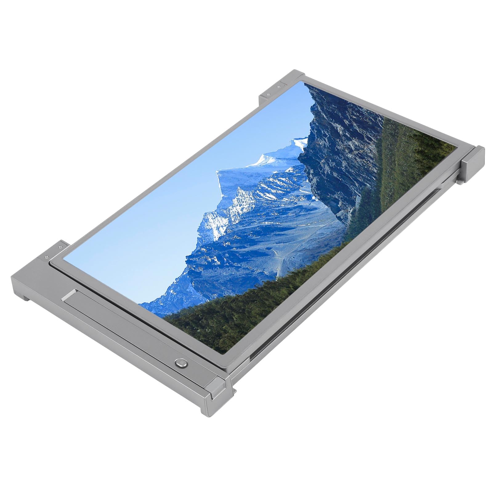Keenso افزایش‌دهنده صفحه نمایش لپ تاپ FHD 1080P مانیتور IPS دوگانه سه‌گانه افزایش‌دهنده صفحه نمایش پلاگ اند پلی برای طراحان و معامله‌گران (نقره‌ای خاکستری)