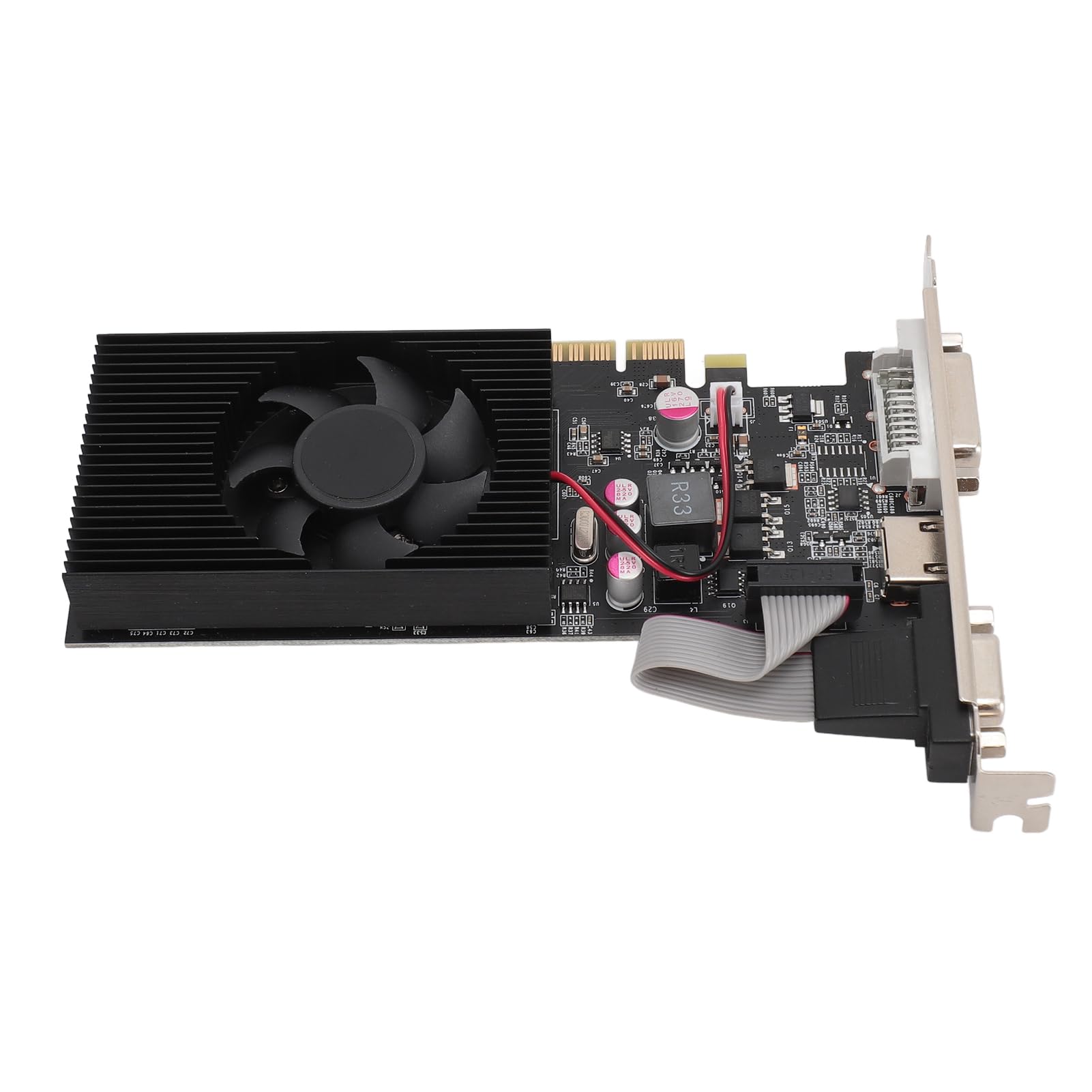 کارت گرافیک POENVFPO PCI Express GT730 4 گیگابایتی با فن خنک‌کننده برای بازی‌های با عملکرد بالا - 10 11