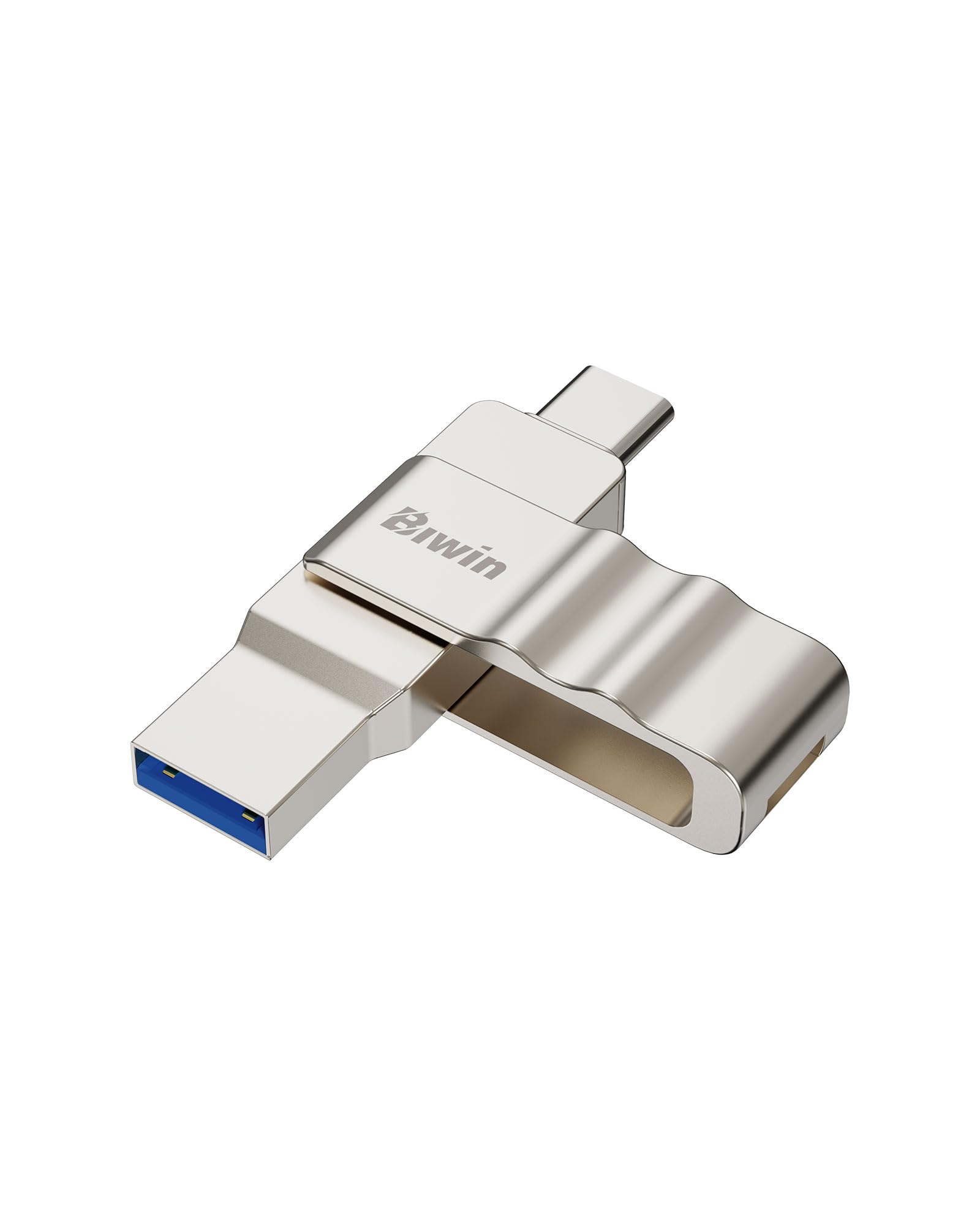 فلش درایو یو اس بی 3.0 Biwin UD150 با ظرفیت 64GB، مموری استیک با سرعت انتقال تا 150 مگابایت بر ثانیه، درایو پن تامب با پورت دوگانه یو اس بی تایپ-سی و تایپ-ای برای گوشی های هوشمند، لپتاپ ها، رایانه های رومیزی و تبلت ها
