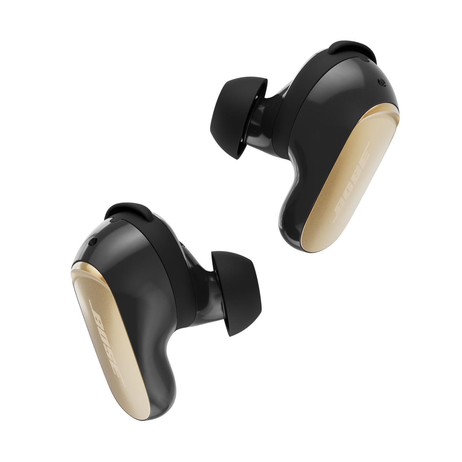 هدفون‌های بلوتوث بی‌سیم Bose New QuietComfort Ultra (نسل دوم)، هدفون‌های لغو نویز بی‌سیم، تا 6 ساعت عمر باتری، امتیاز IPX4، صدای فراگیر، باس عمیق، رنگ طلايی صحرا