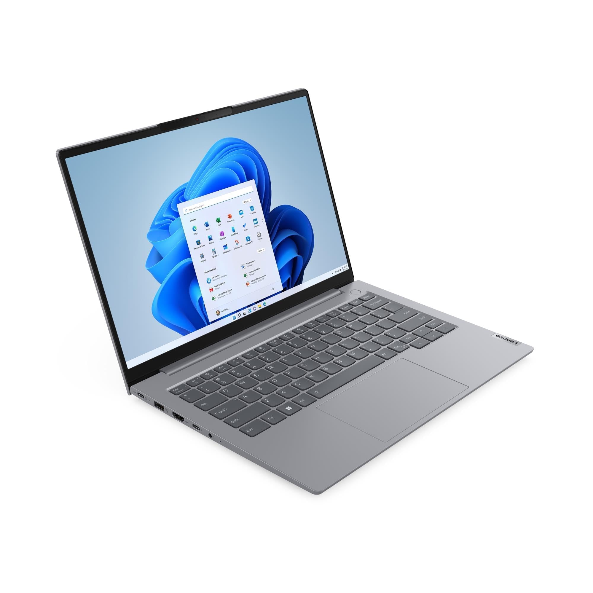 لنوو (به‌روزرسانی‌شده) لپتاپ ThinkBook 14 G6 IRL، نمایشگر IPS WUXGA 14 اینچی، Intel Core i7-13700H، 8 گیگابایت RAM DDR5، 512 گیگابایت SSD، گرافیک Intel Iris Xe، صفحه کلید ENG با نور پس‌زمینه، رنگ خاکستری قطبی