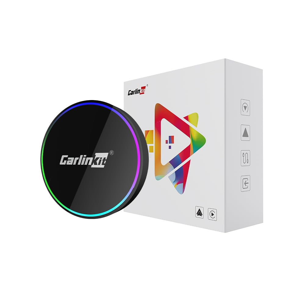 Carlinkit HD2CP Pro HDMI Wireless CarPlay Adapter- تبدیل وایرلس اتصال سیمی CarPlay به Car Play بی‌سیم و دانگل اندروید اتومبیل خورشیدی، 3 در 1 Stream TV Stick/Phone/Games به تبدیل کننده صفحه HDMI، iOS 10+ و اندروید 11+